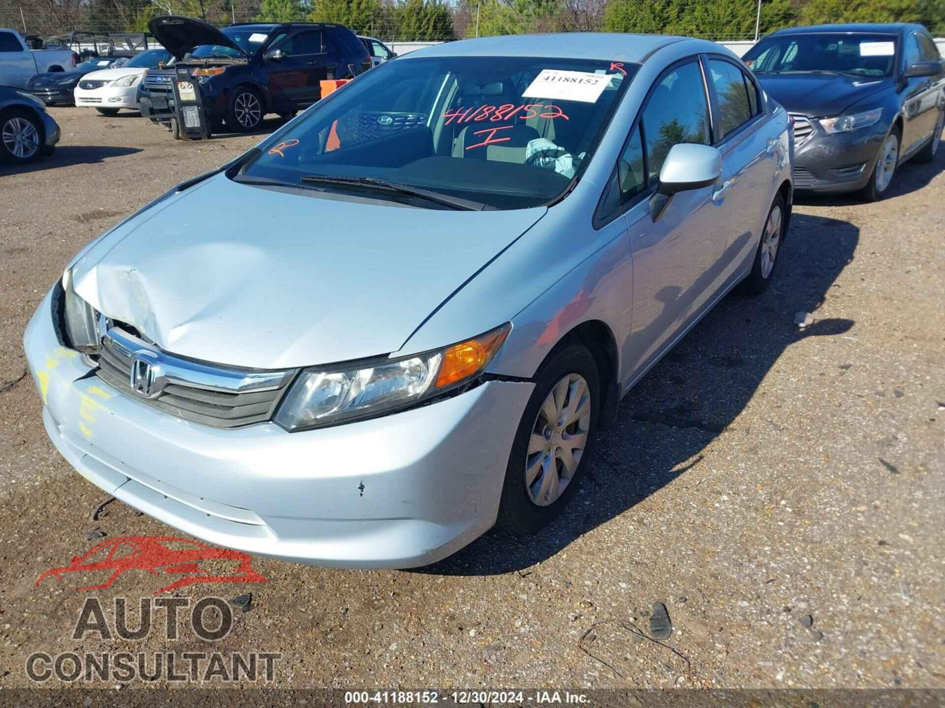 HONDA CIVIC SDN 2012 - 19XFB2F58CE015960