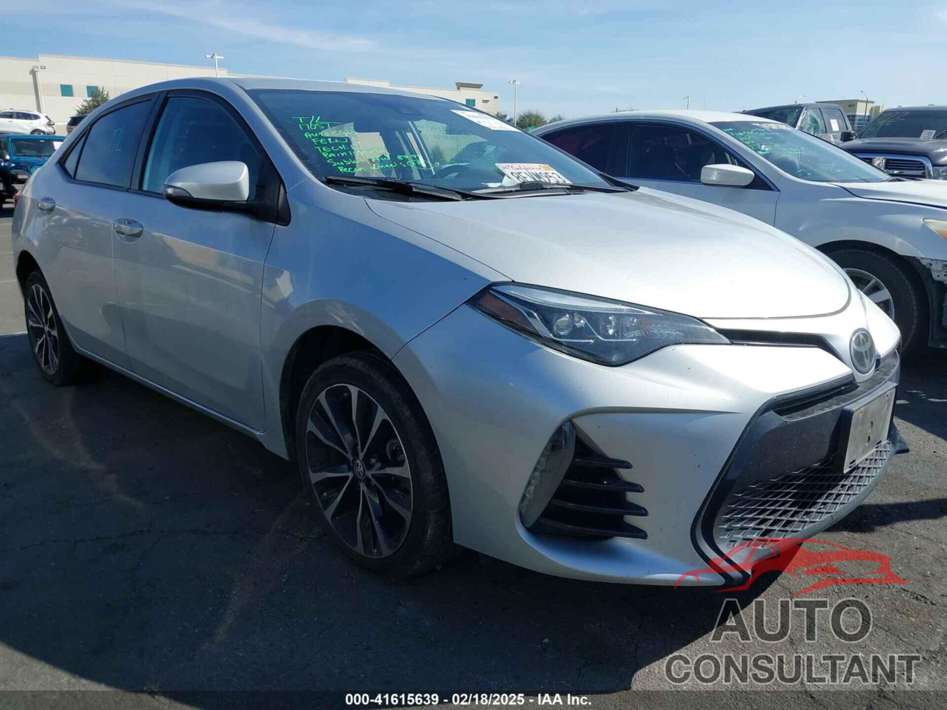 TOYOTA COROLLA 2018 - 5YFBURHE0JP791428