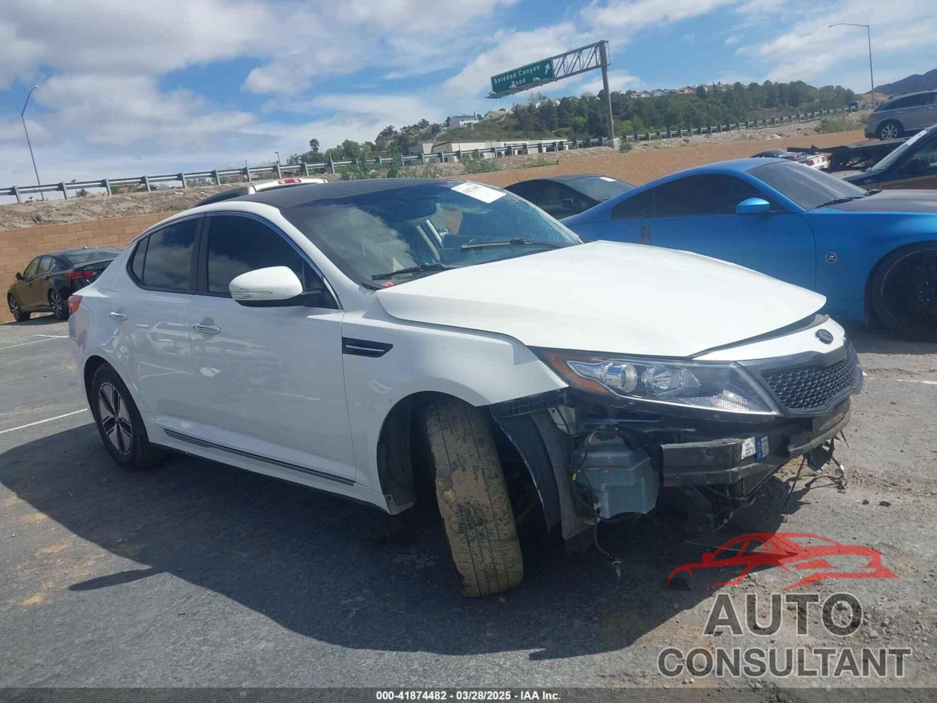 KIA OPTIMA HYBRID 2012 - KNAGM4AD1C5035159