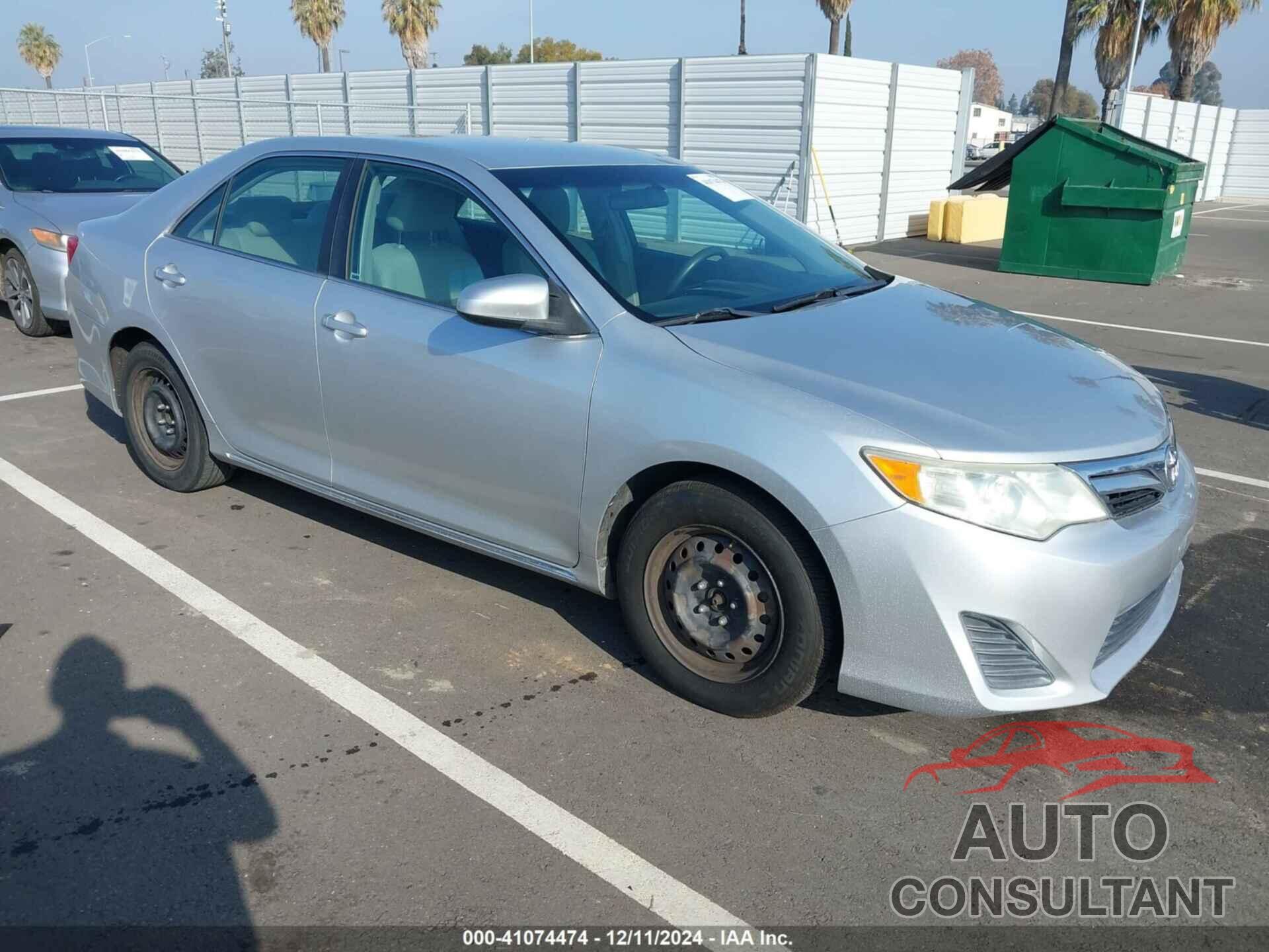 TOYOTA CAMRY 2012 - 4T1BF1FK7CU022642