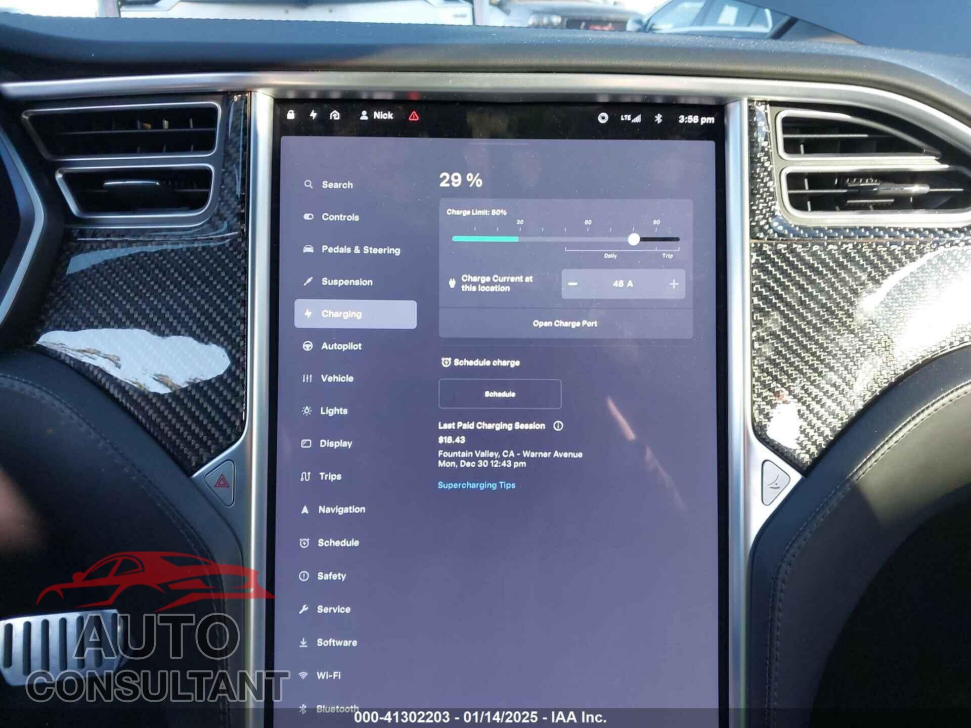 TESLA MODEL S 2017 - 5YJSA1E29HF216786