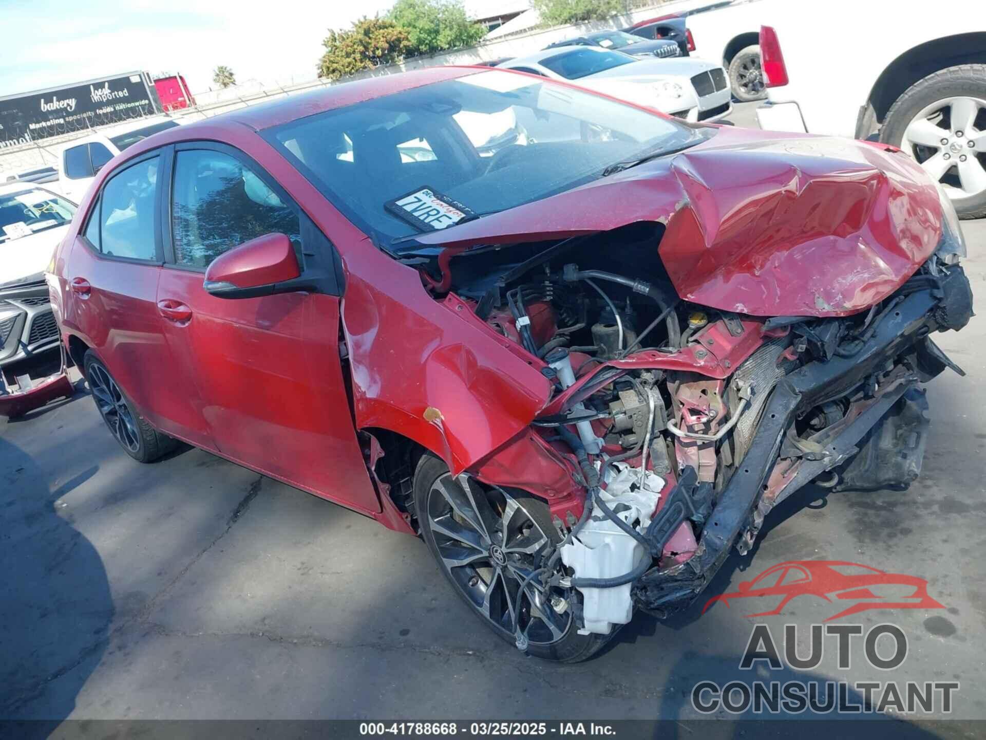 TOYOTA COROLLA 2017 - 5YFBURHE1HP575209