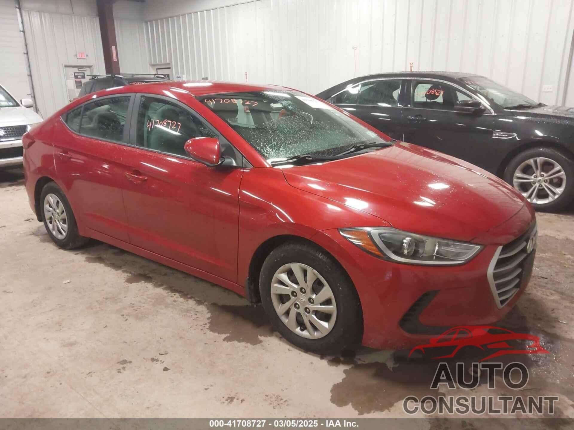 HYUNDAI ELANTRA 2017 - KMHD74LF9HU422336