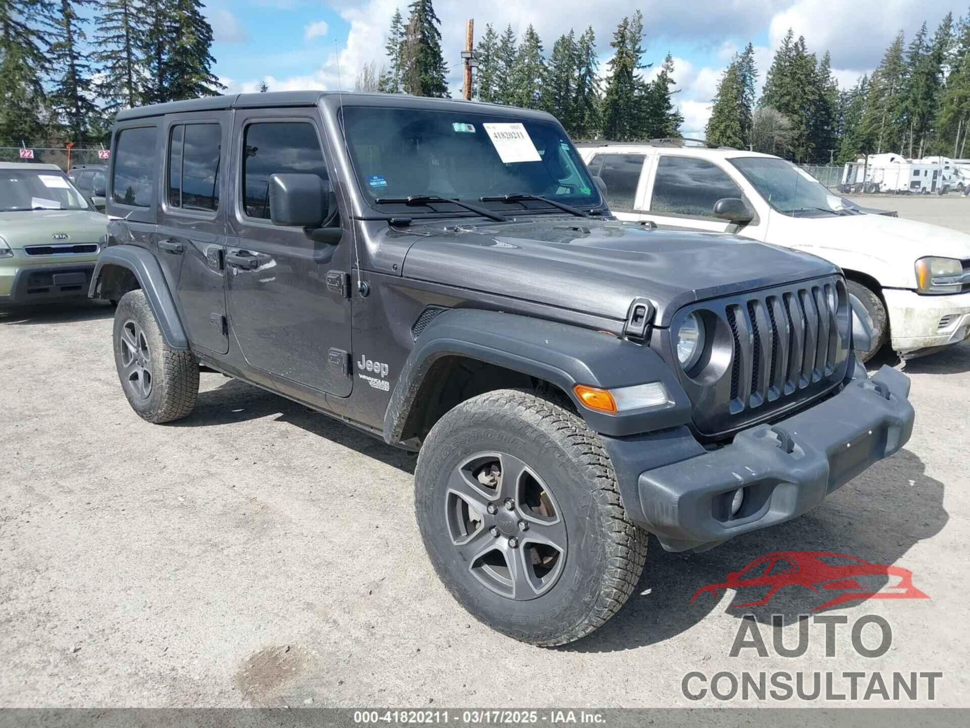 JEEP WRANGLER UNLIMITED 2019 - 1C4HJXDG6KW538685