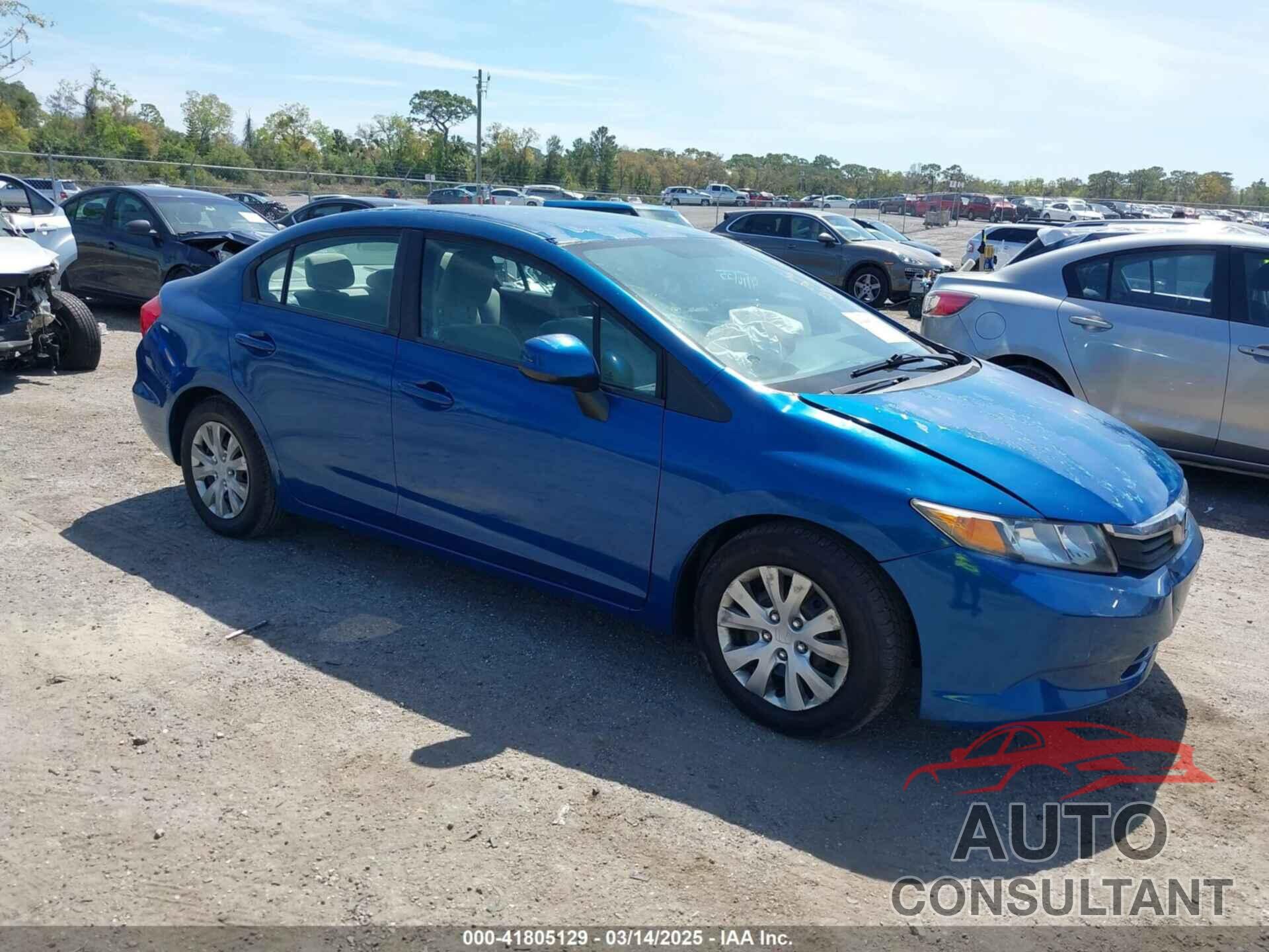 HONDA CIVIC 2012 - 2HGFB2F58CH507264