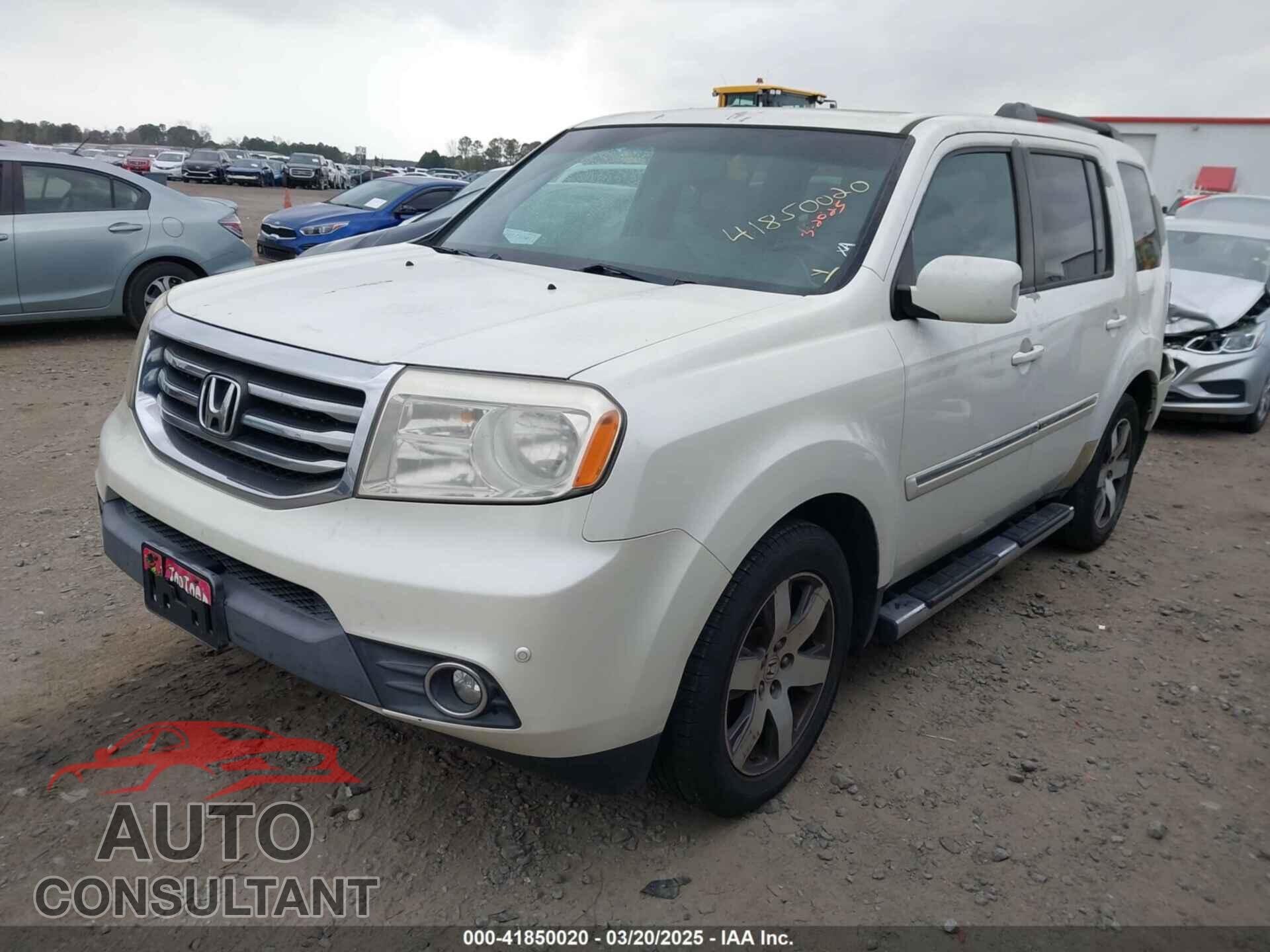 HONDA PILOT 2012 - 5FNYF4H92CB063229