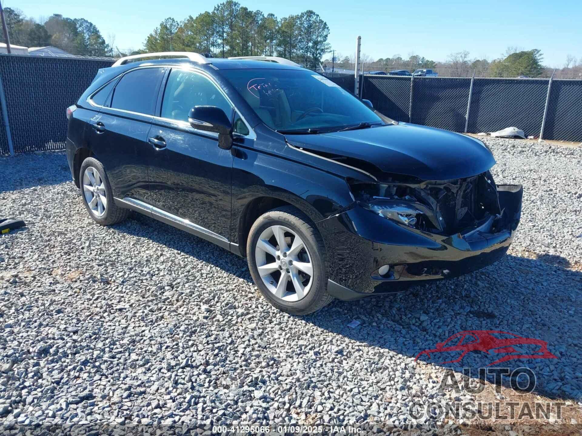 LEXUS RX 350 2012 - 2T2ZK1BA0CC076627