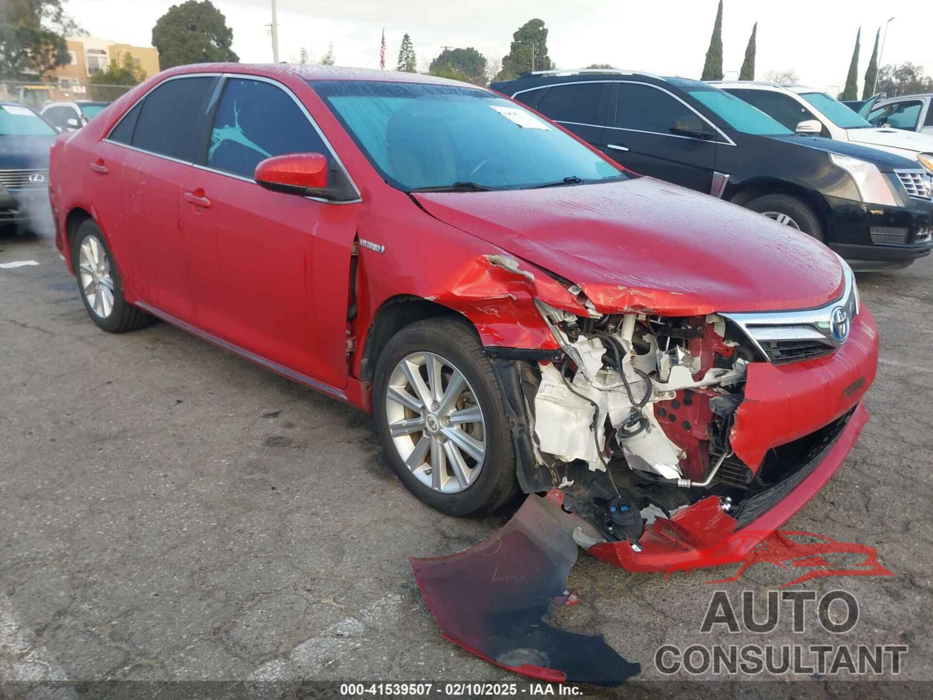 TOYOTA CAMRY HYBRID 2012 - 4T1BD1FK8CU010389