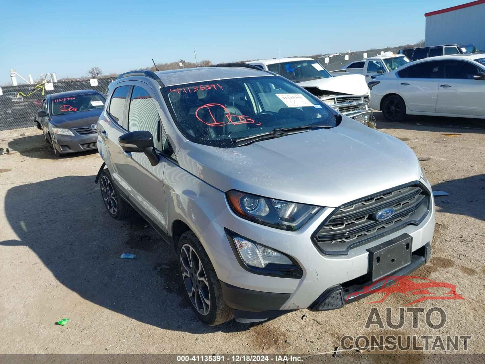 FORD ECOSPORT 2020 - MAJ6S3JL2LC314997