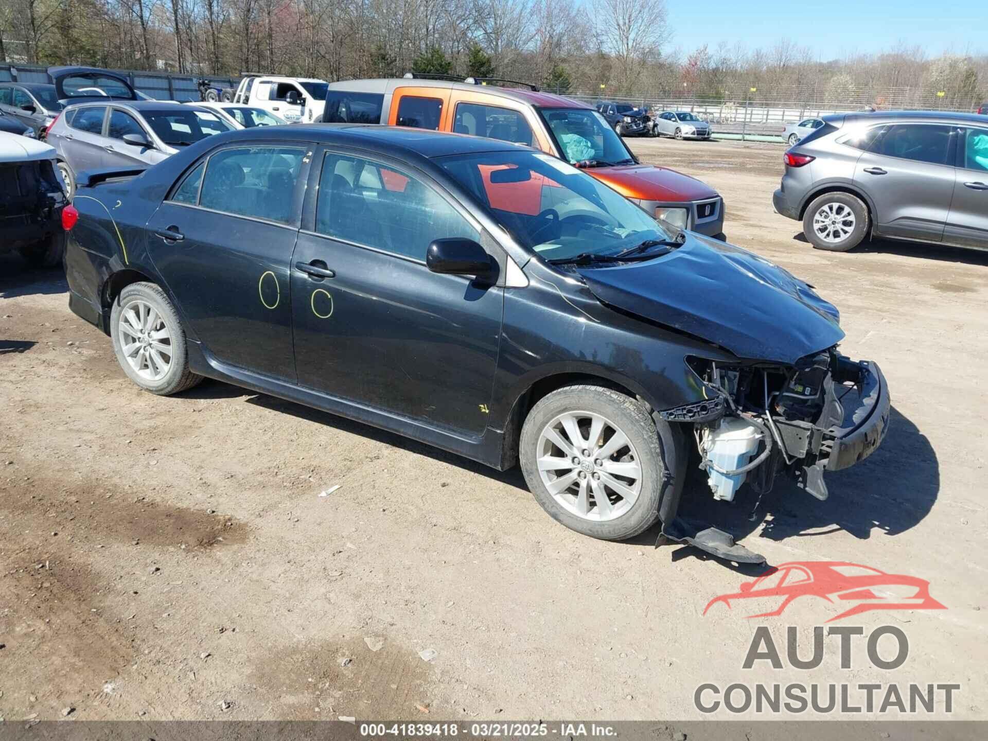 TOYOTA COROLLA 2010 - 2T1BU4EE0AC493615