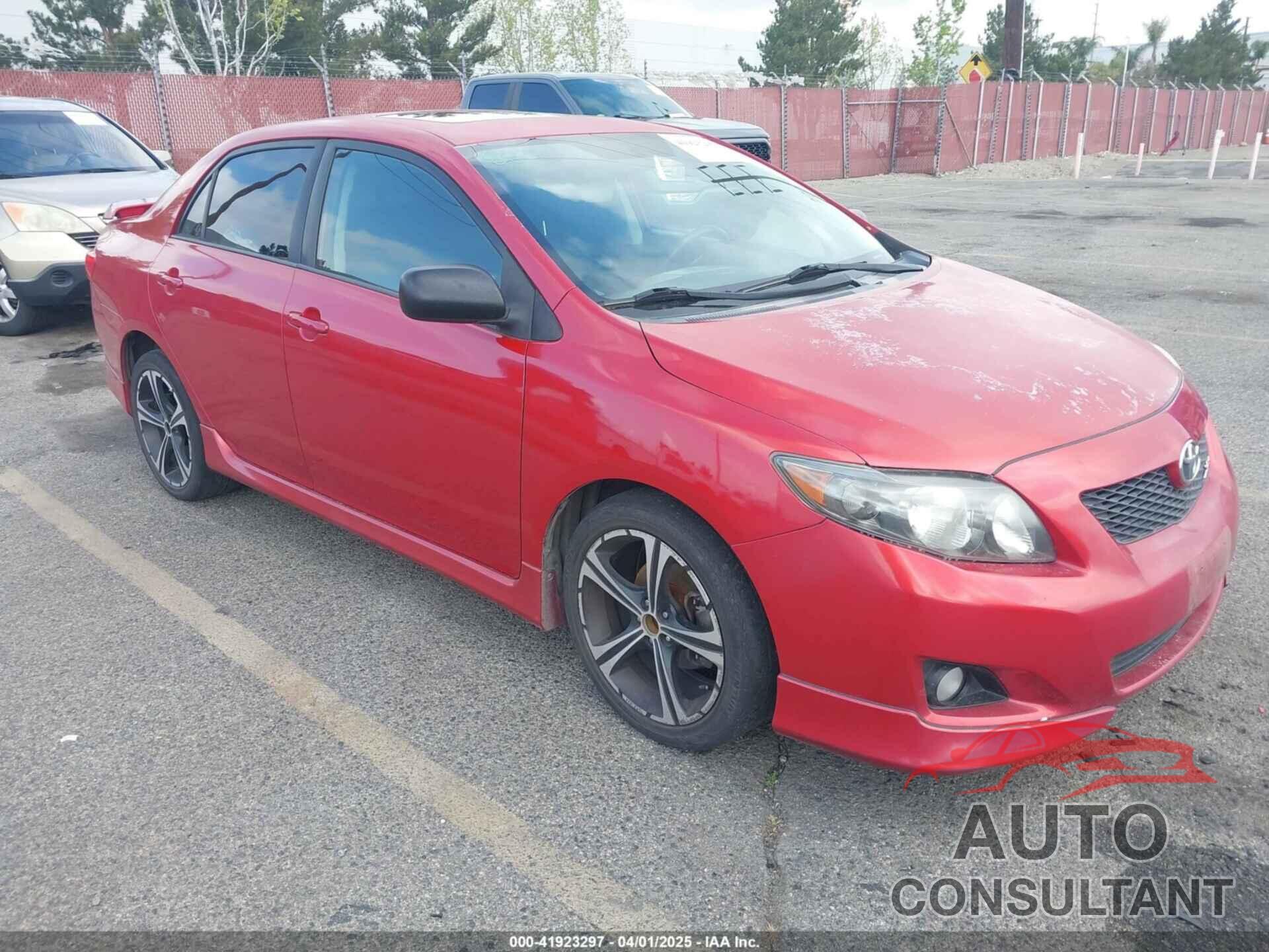 TOYOTA COROLLA 2009 - 1NXBE40E79Z052272