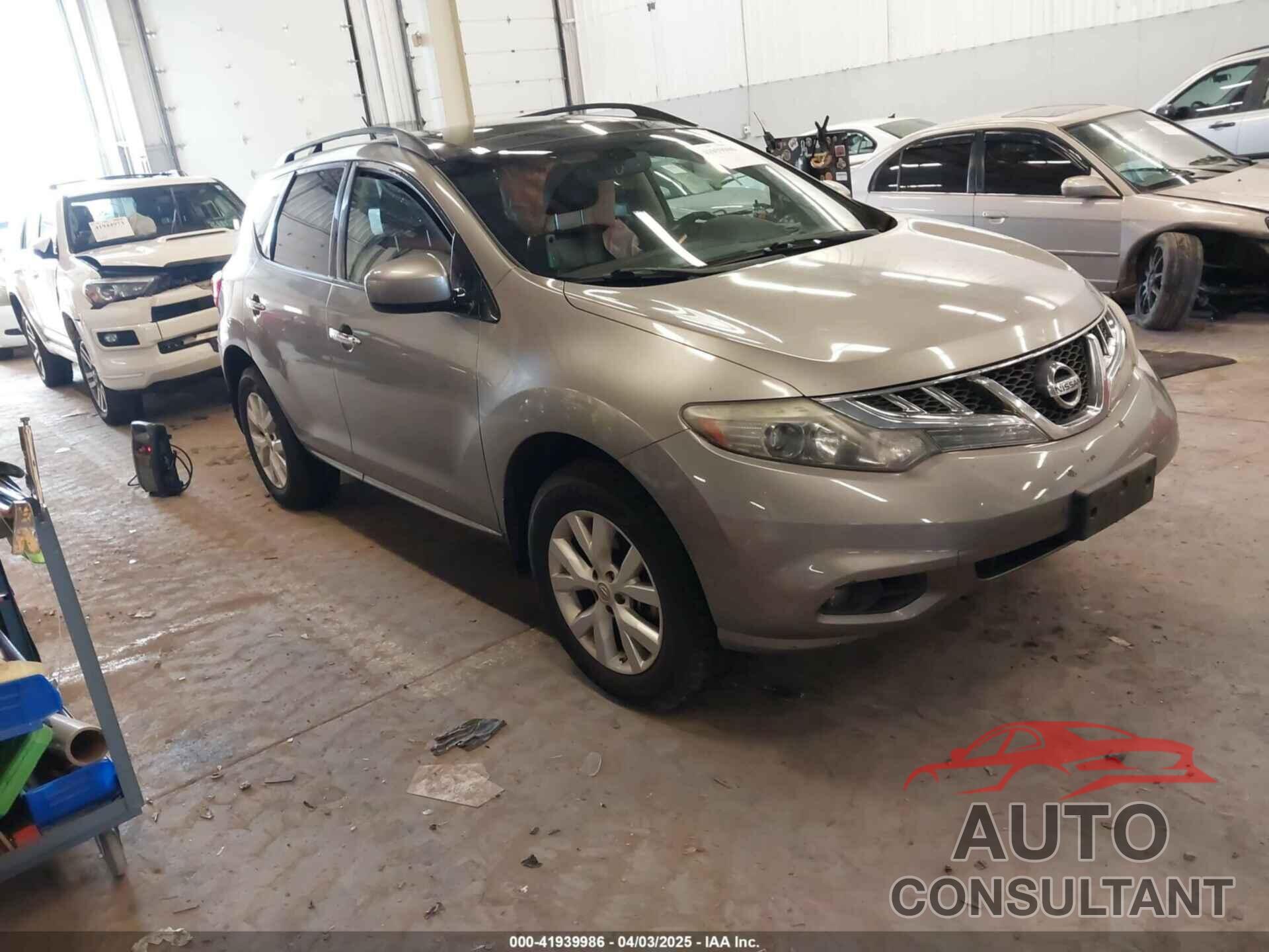 NISSAN MURANO 2011 - JN8AZ1MW2BW184179