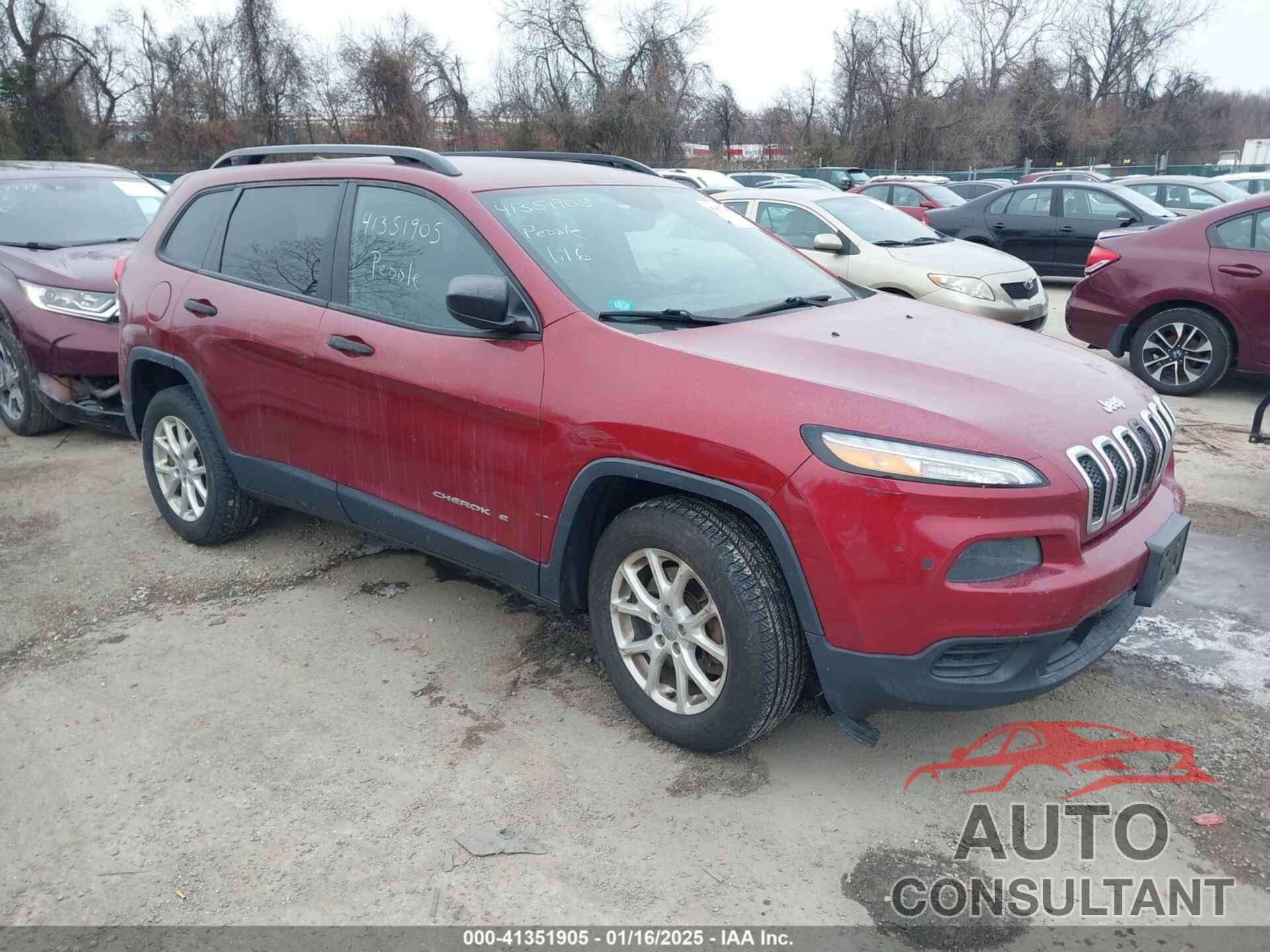 JEEP CHEROKEE 2016 - 1C4PJMAB6GW199596