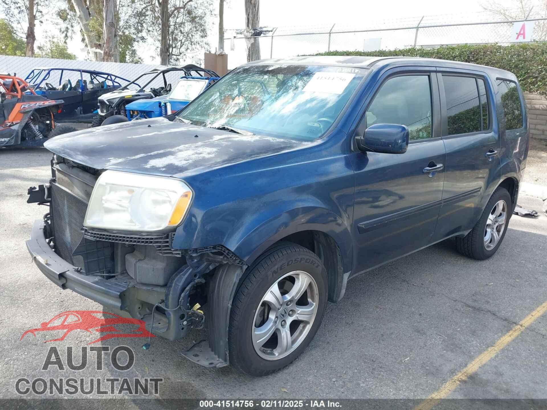 HONDA PILOT 2012 - 5FNYF3H40CB010558