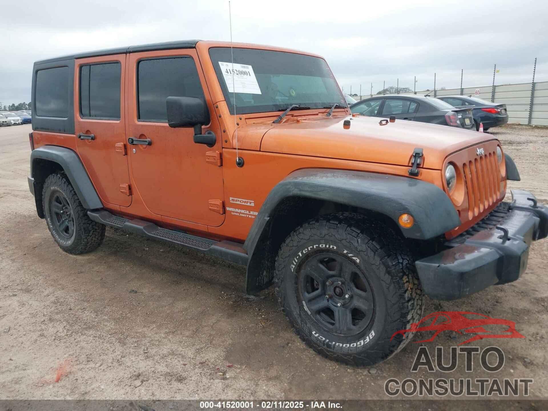 JEEP WRANGLER UNLIMITED 2011 - 1J4BZ3H17BL611362