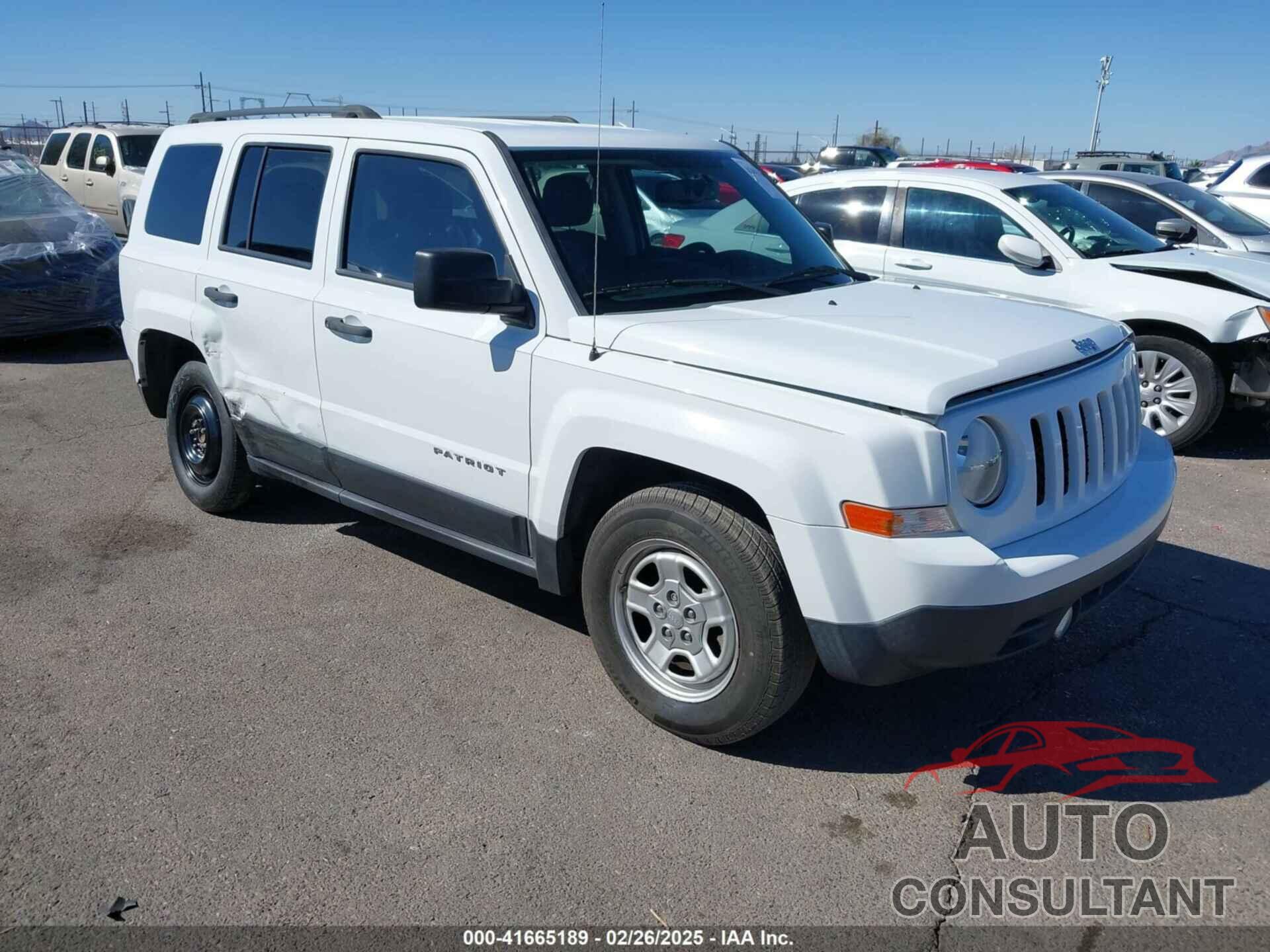 JEEP PATRIOT 2016 - 1C4NJPBA0GD698548