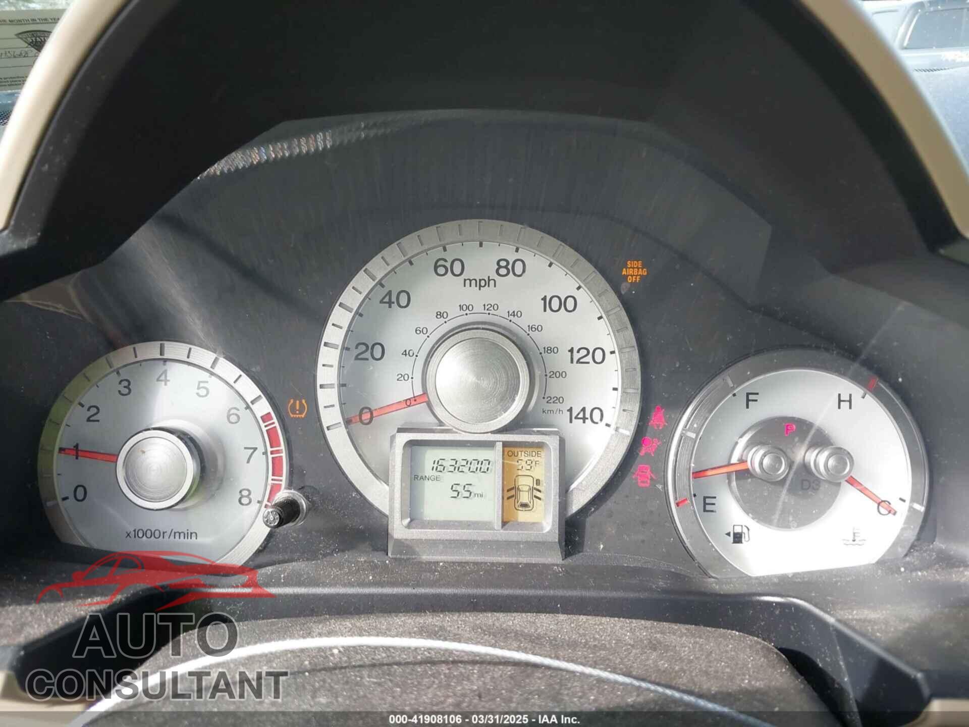 HONDA PILOT 2011 - 5FNYF4H56BB024137
