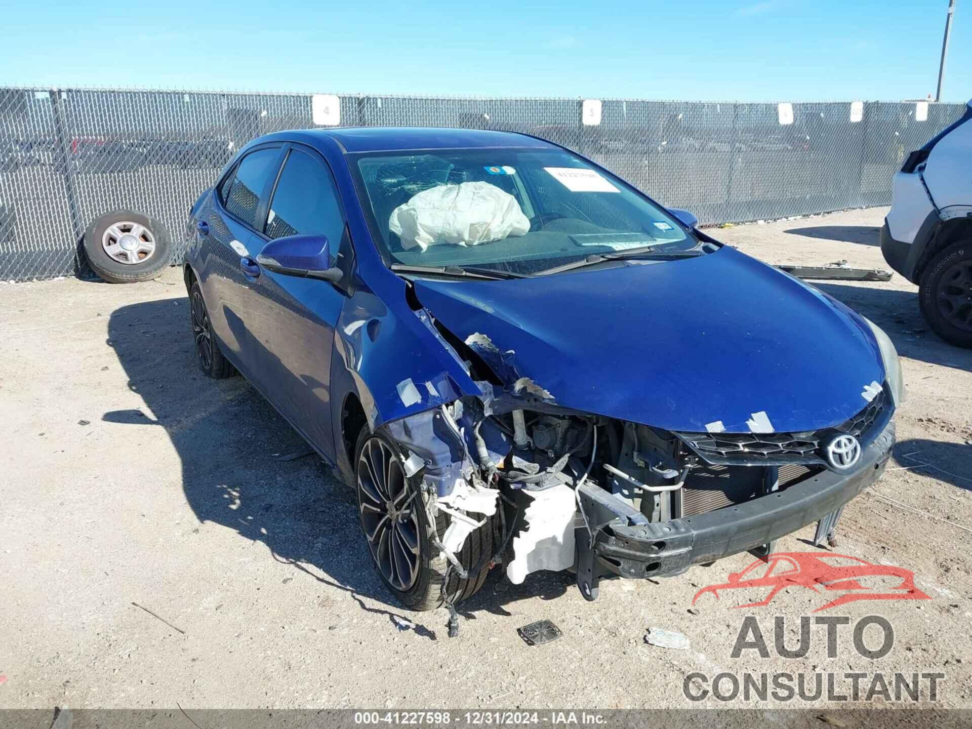 TOYOTA COROLLA 2014 - 5YFBURHE0EP083654