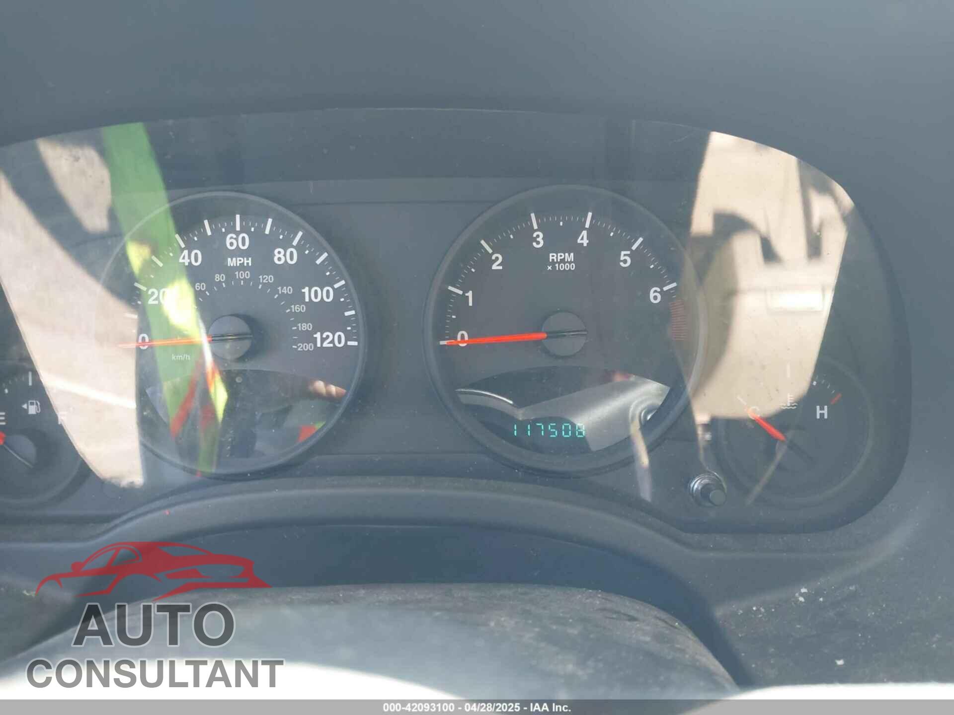 JEEP COMPASS 2012 - 1C4NJDEBXCD567219