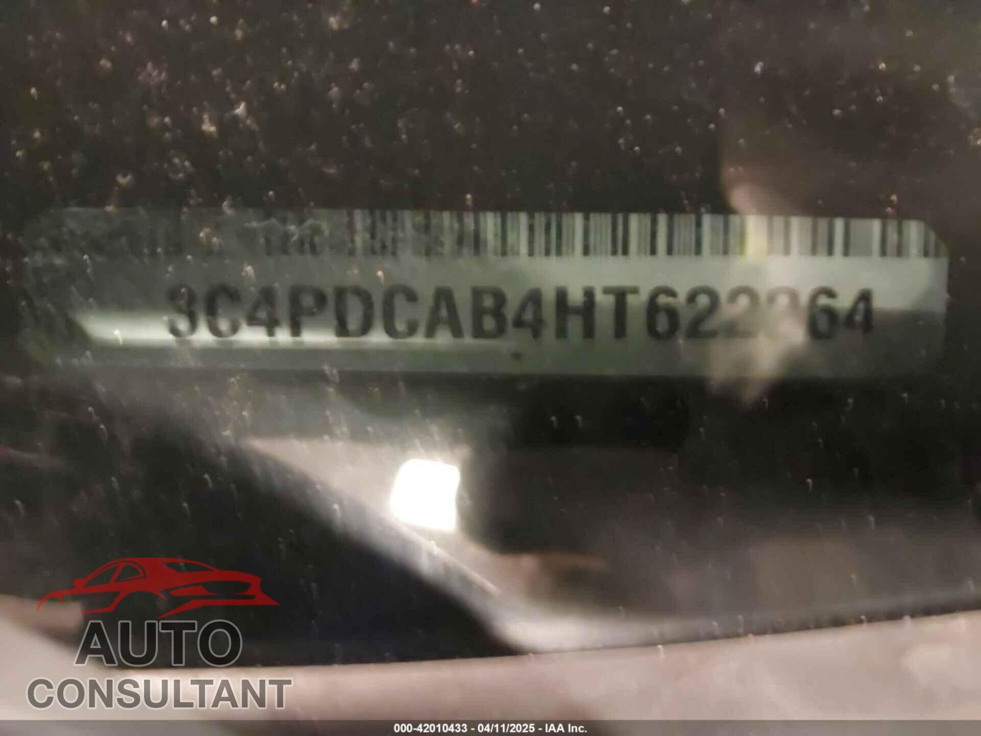 DODGE JOURNEY 2017 - 3C4PDCAB4HT622264
