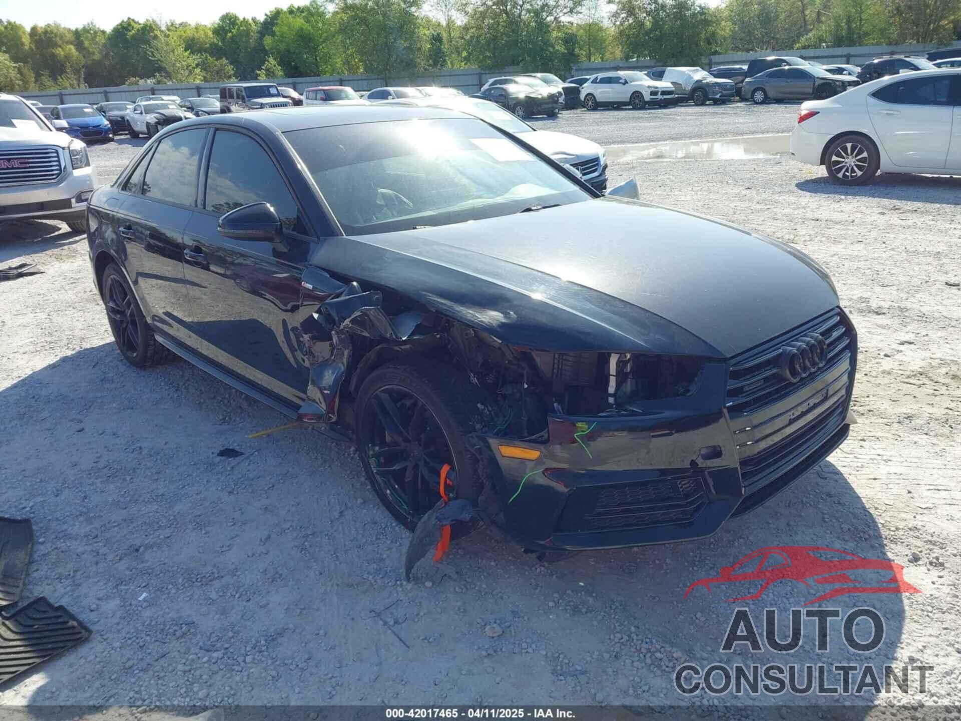AUDI A4 2017 - WAUDNAF44HN052102