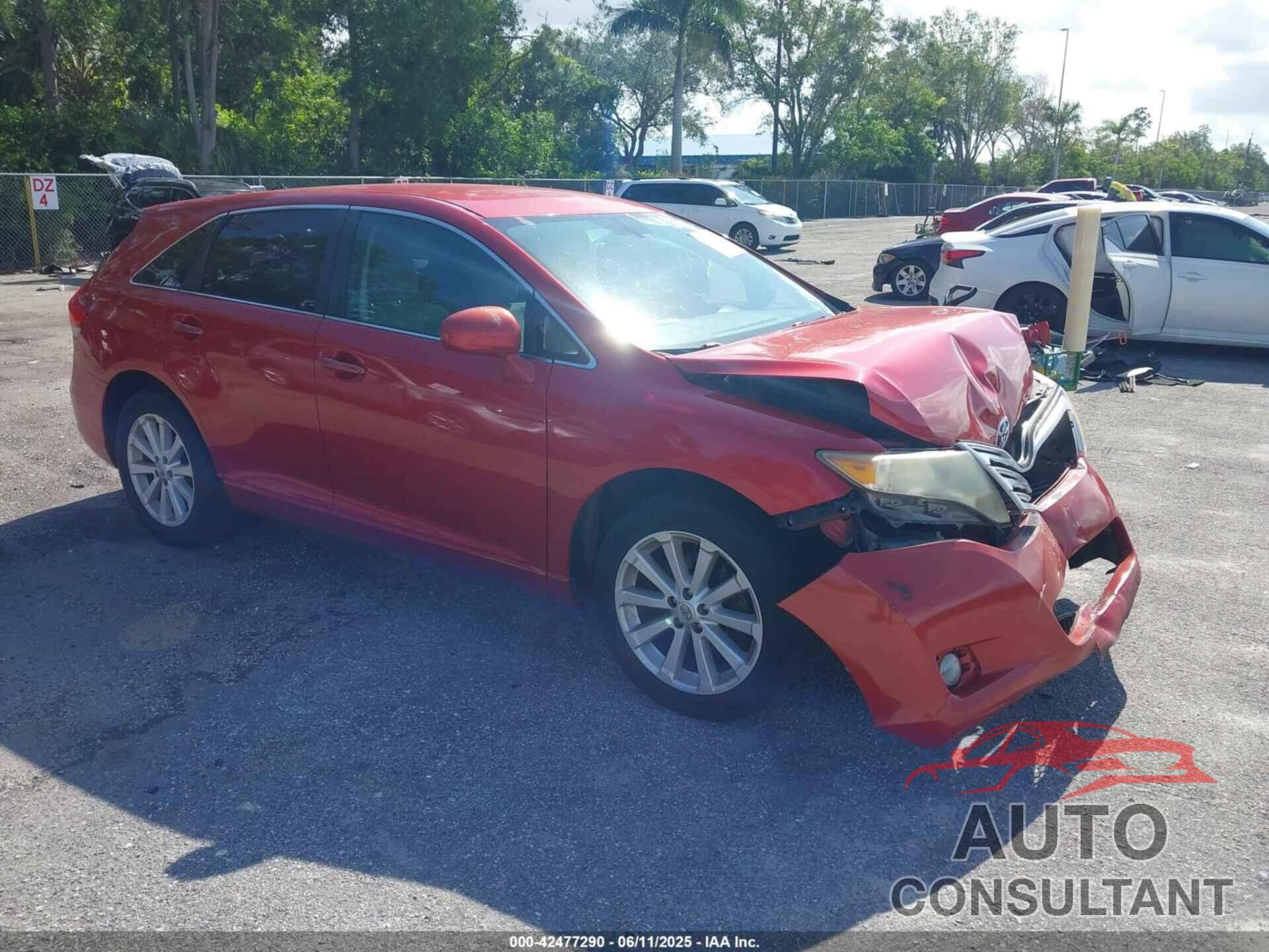 TOYOTA VENZA 2012 - 4T3ZA3BB2CU055988