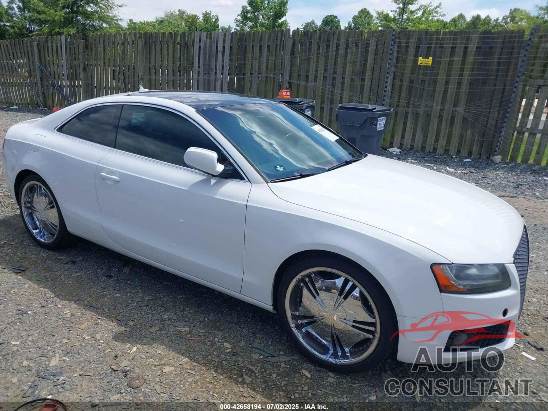 AUDI A5 2010 - WAUWFAFR6AA077078