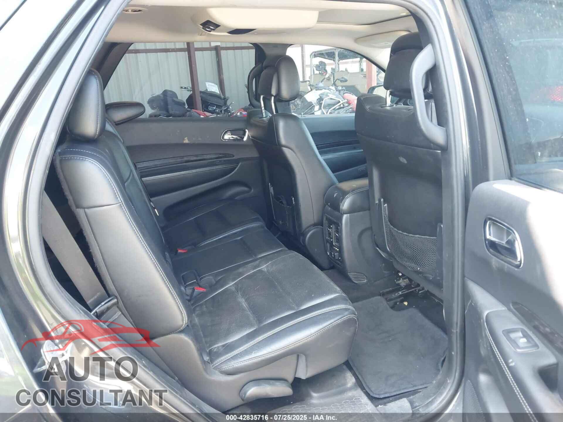 DODGE DURANGO 2011 - 1D4SE5GT1BC595016
