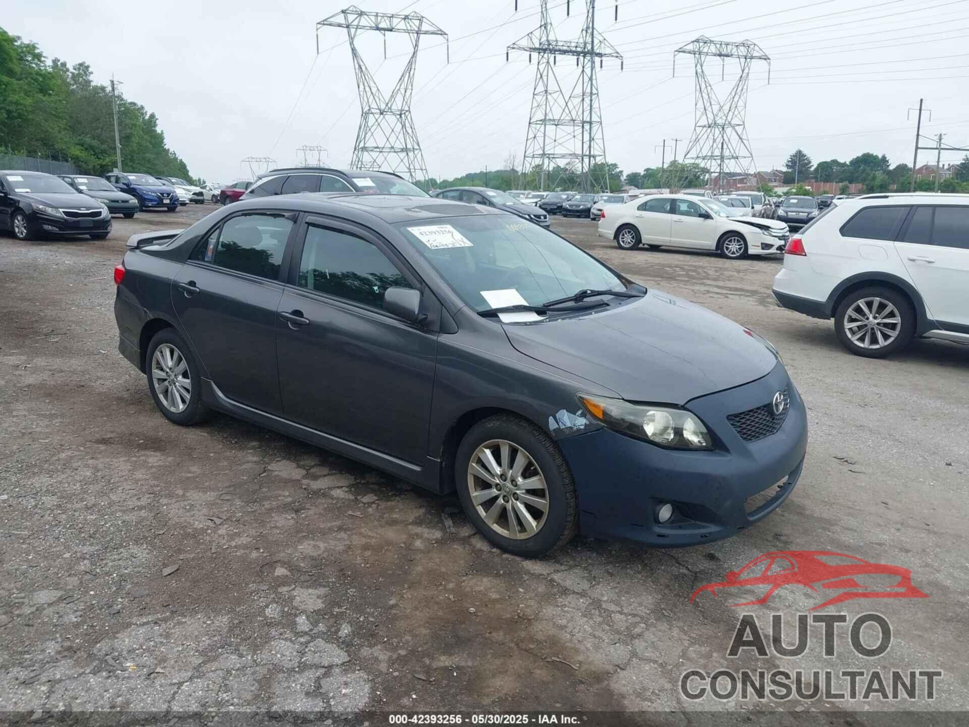 TOYOTA COROLLA 2009 - 2T1BU40E49C009304
