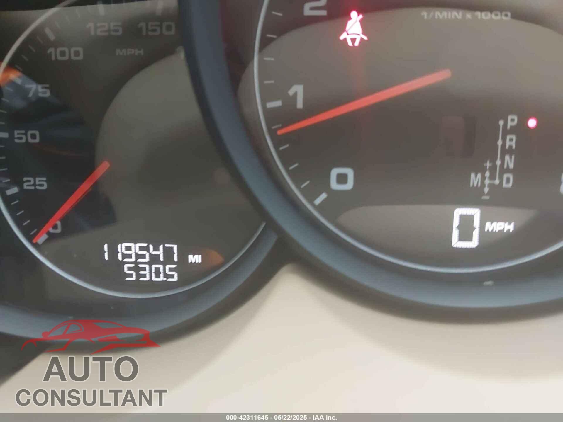 PORSCHE CAYENNE 2012 - WP1AA2A22CLA07997