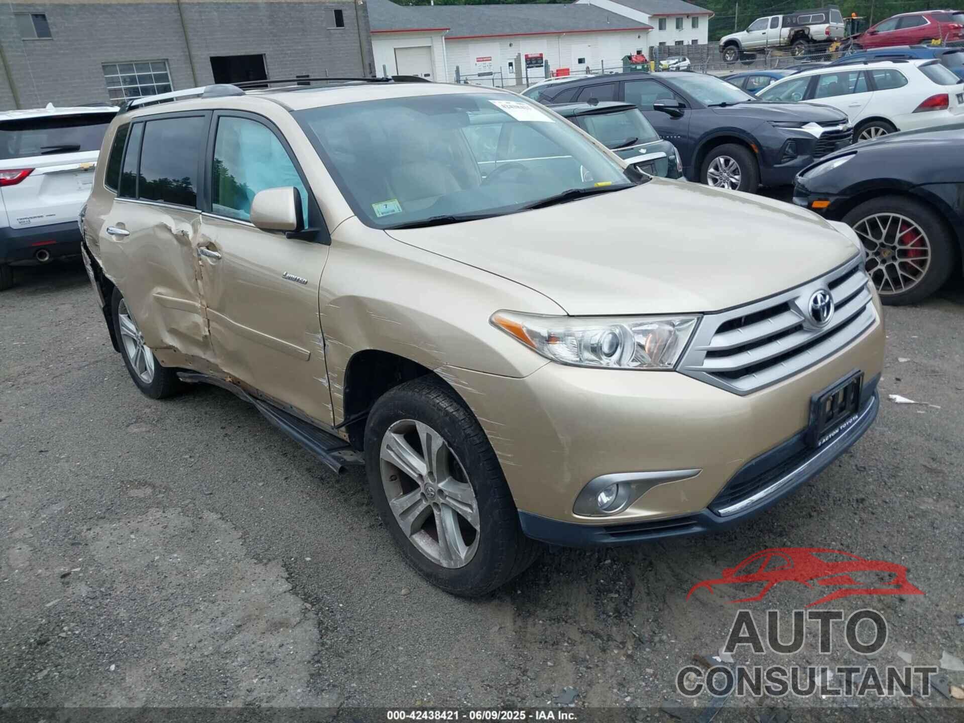 TOYOTA HIGHLANDER 2011 - 5TDDK3EH2BS072412