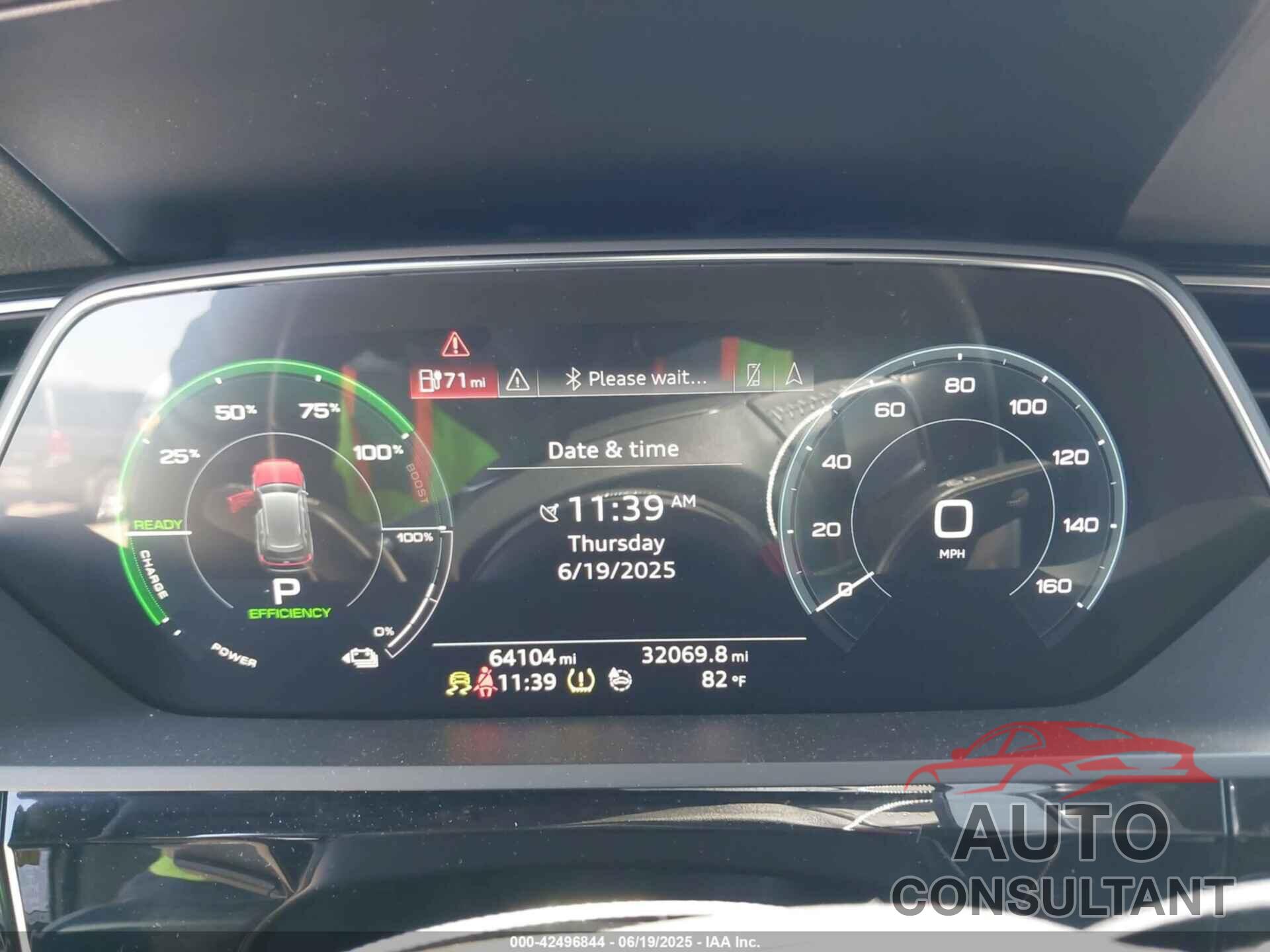 AUDI E-TRON SPORTBACK 2020 - WA12ABGE6LB035499