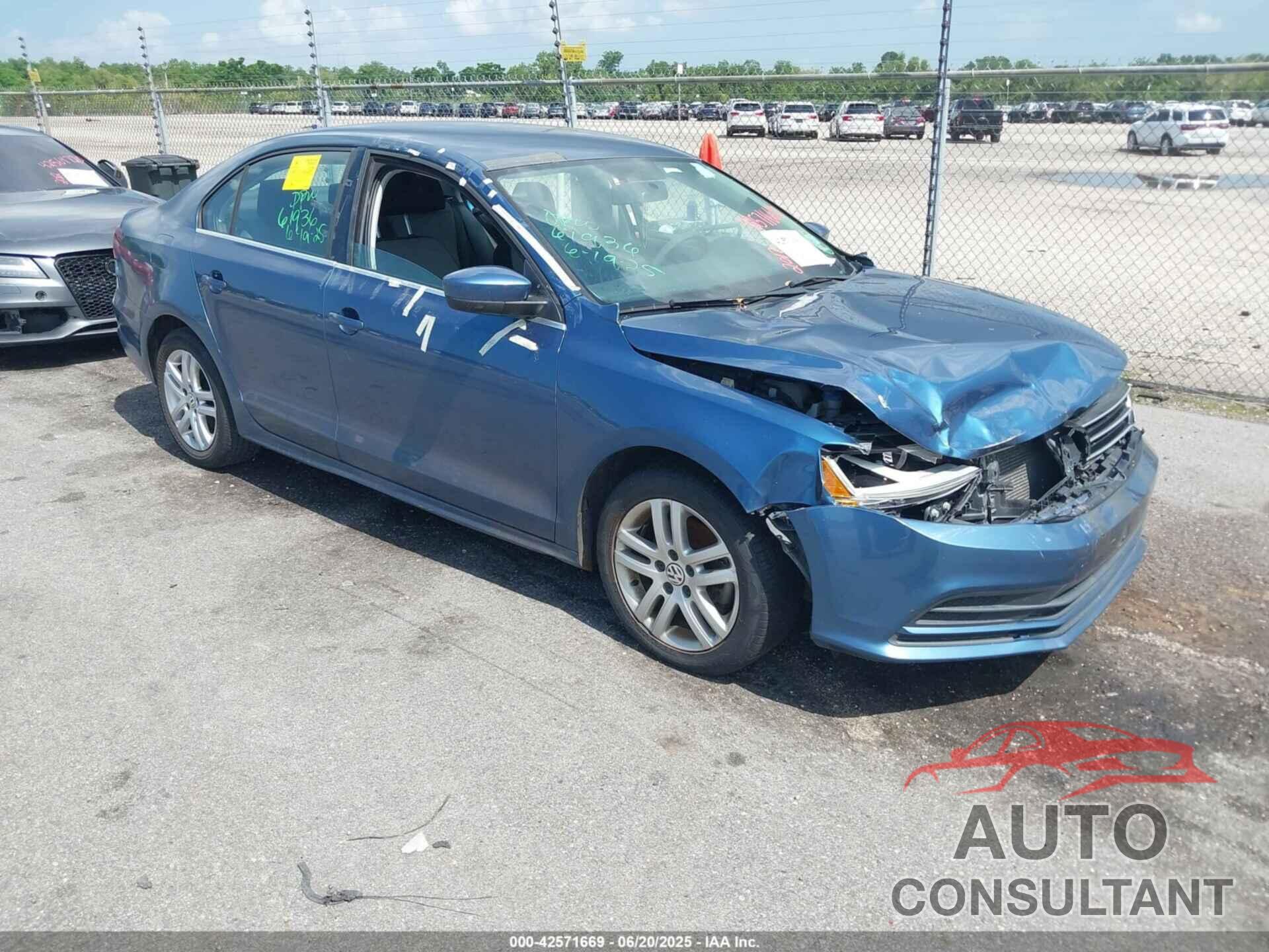 VOLKSWAGEN JETTA 2017 - 3VW2B7AJ6HM327219