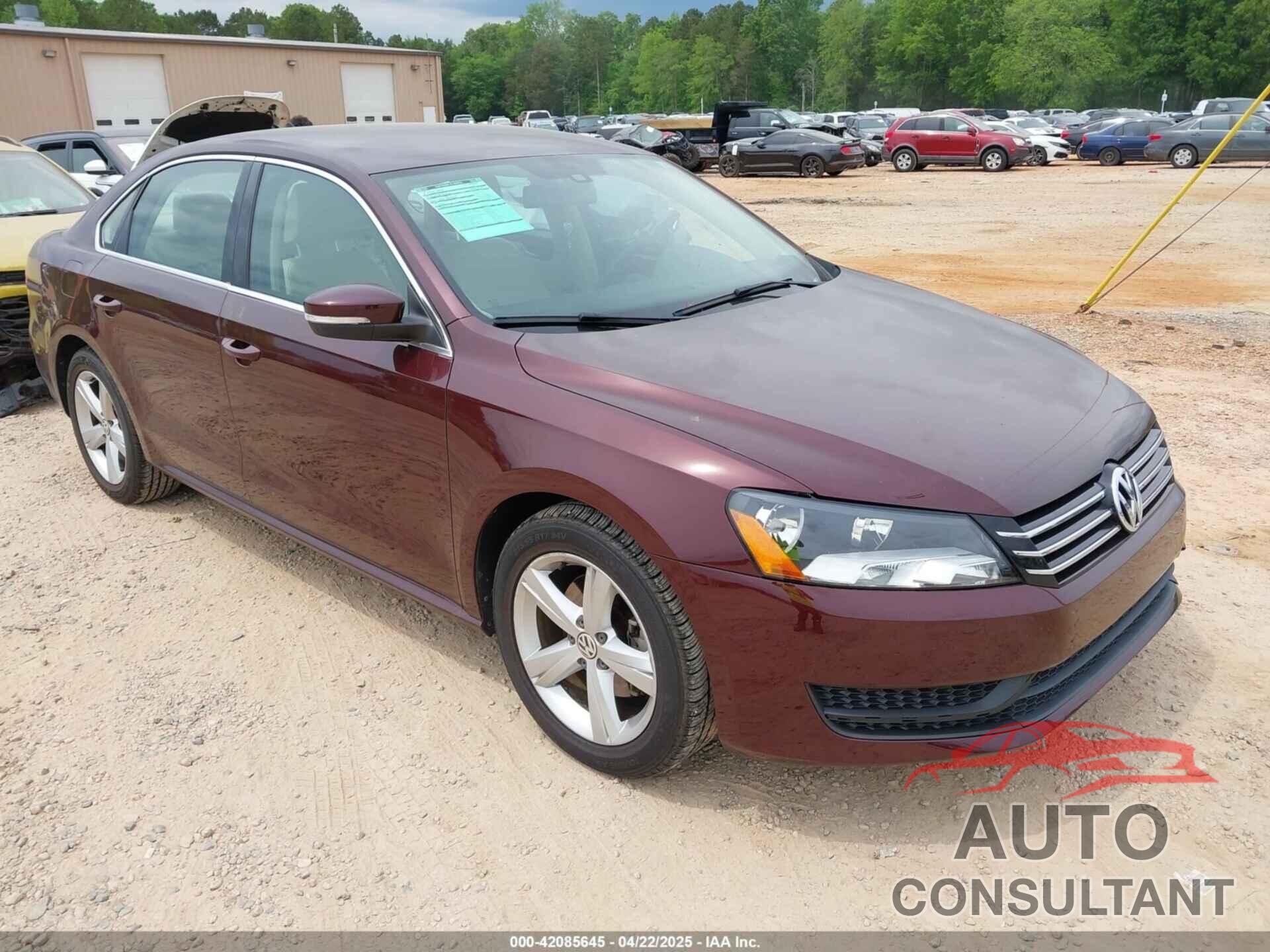 VOLKSWAGEN PASSAT 2013 - 1VWBP7A3XDC119505