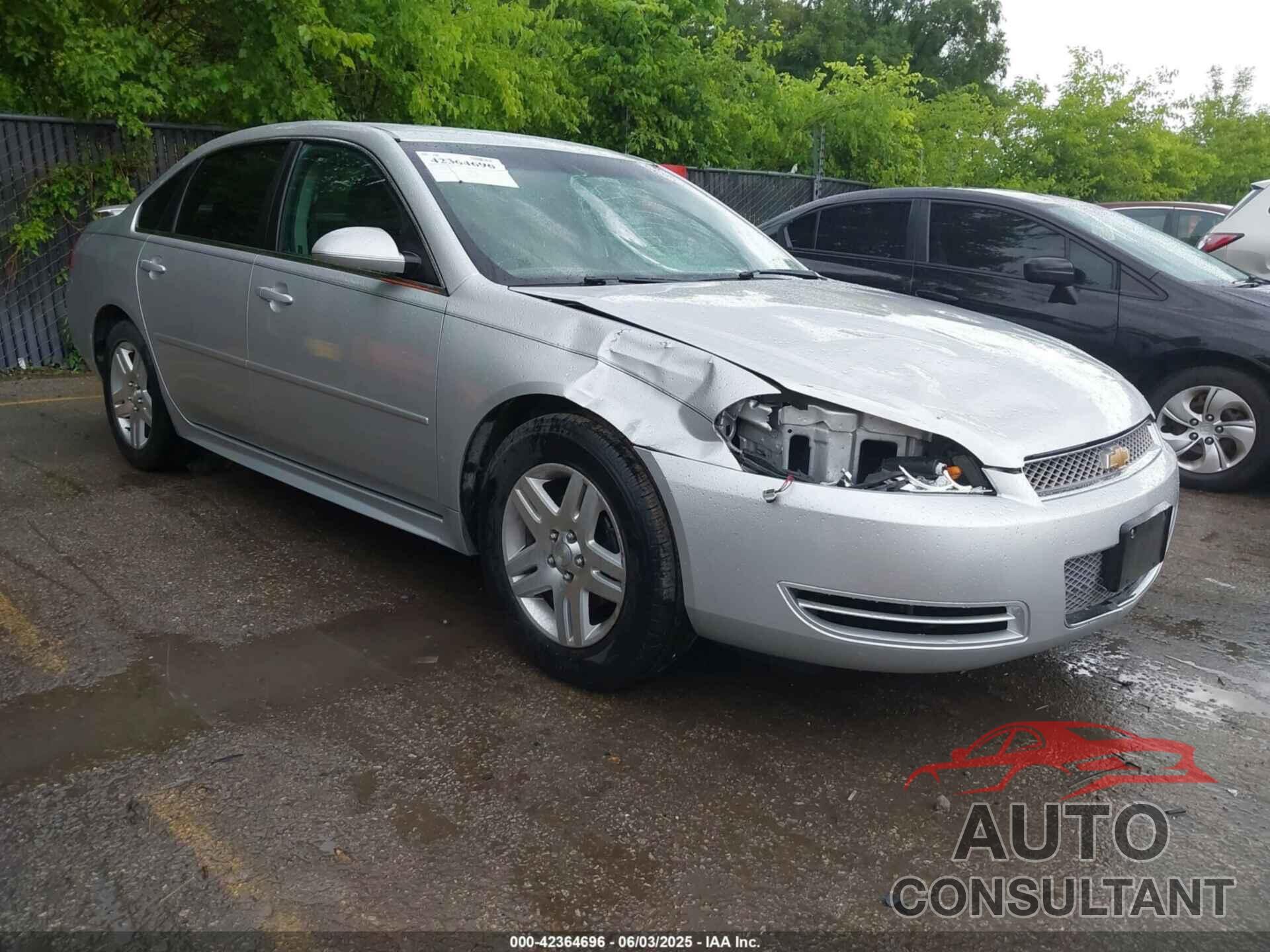 CHEVROLET IMPALA 2012 - 2G1WG5E37C1294083