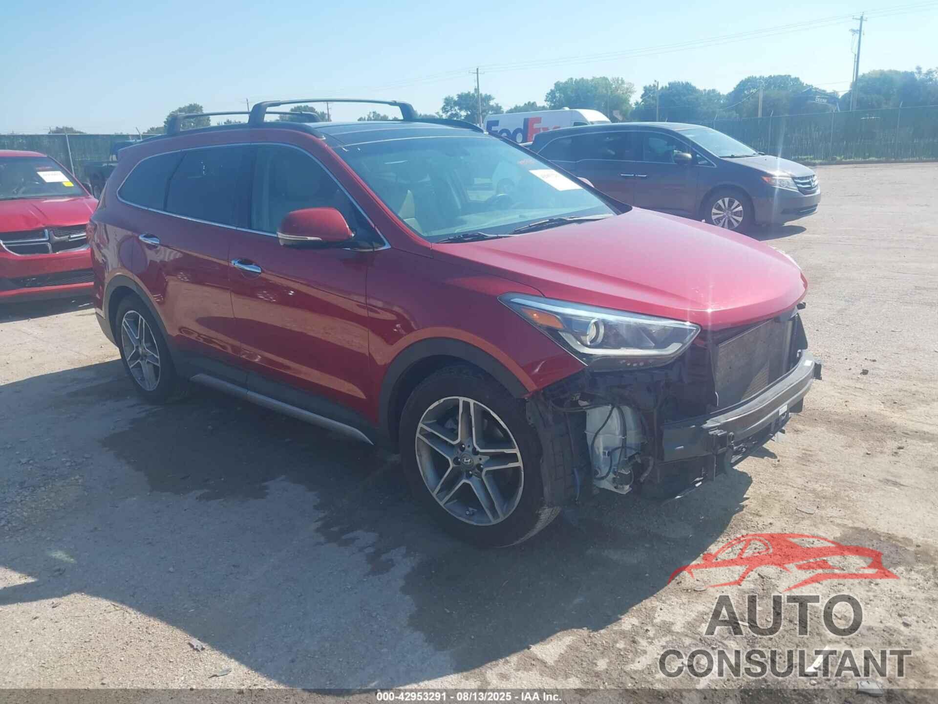 HYUNDAI SANTA FE 2017 - KM8SR4HFXHU198021