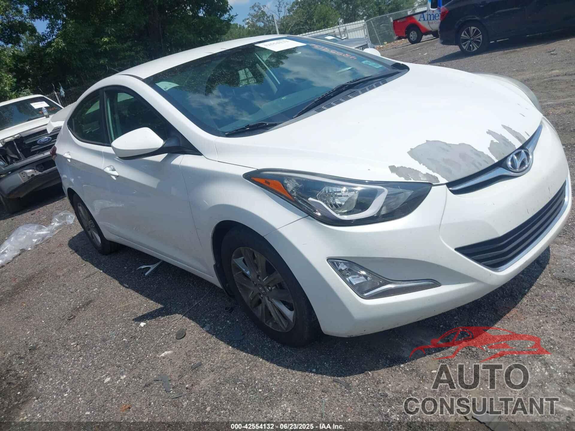 HYUNDAI ELANTRA 2016 - 5NPDH4AE9GH750733