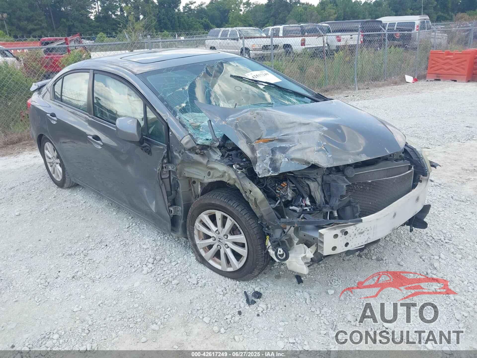 HONDA CIVIC 2012 - 2HGFB2F84CH316161