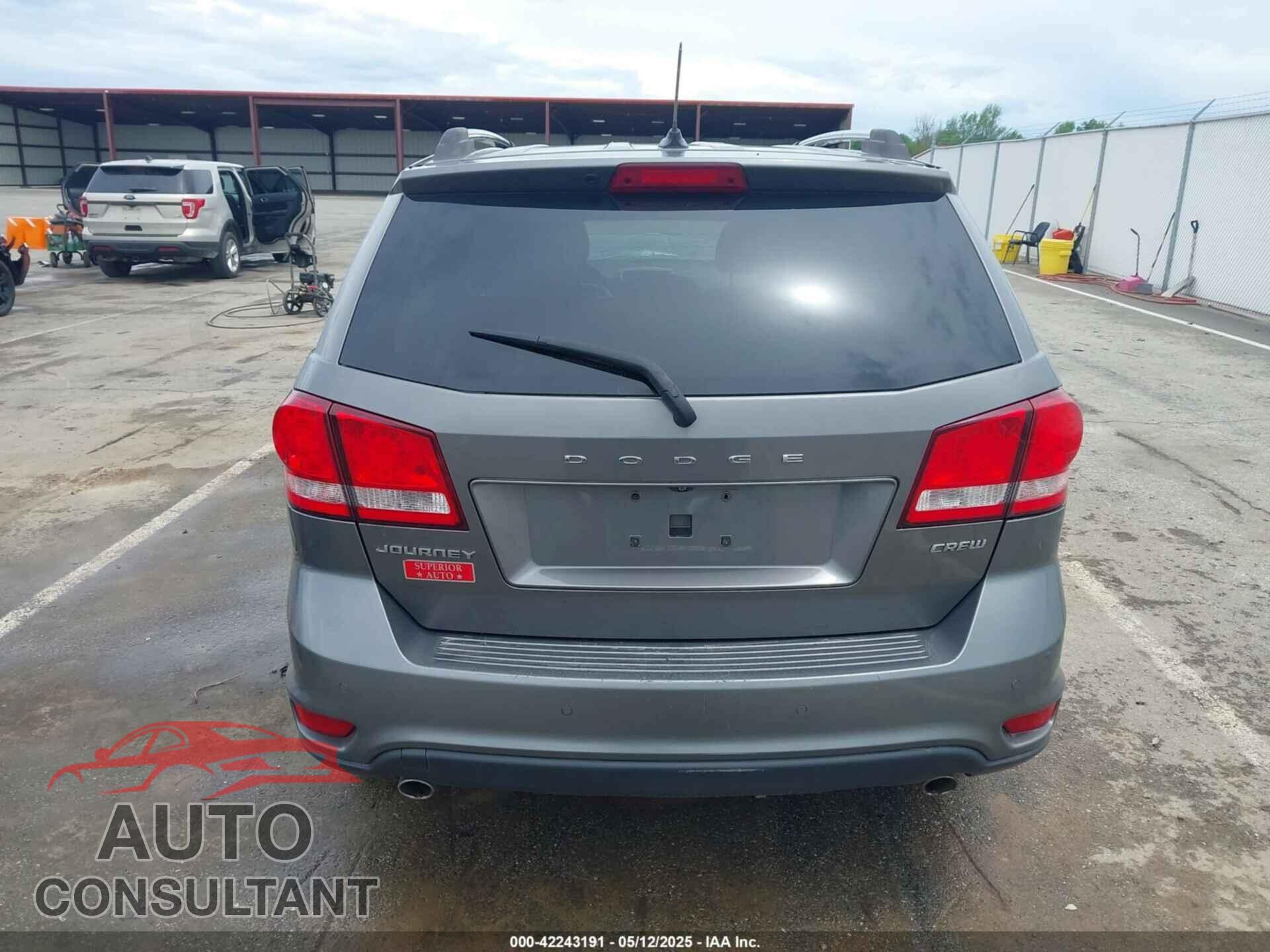 DODGE JOURNEY 2012 - 3C4PDCDG1CT304974