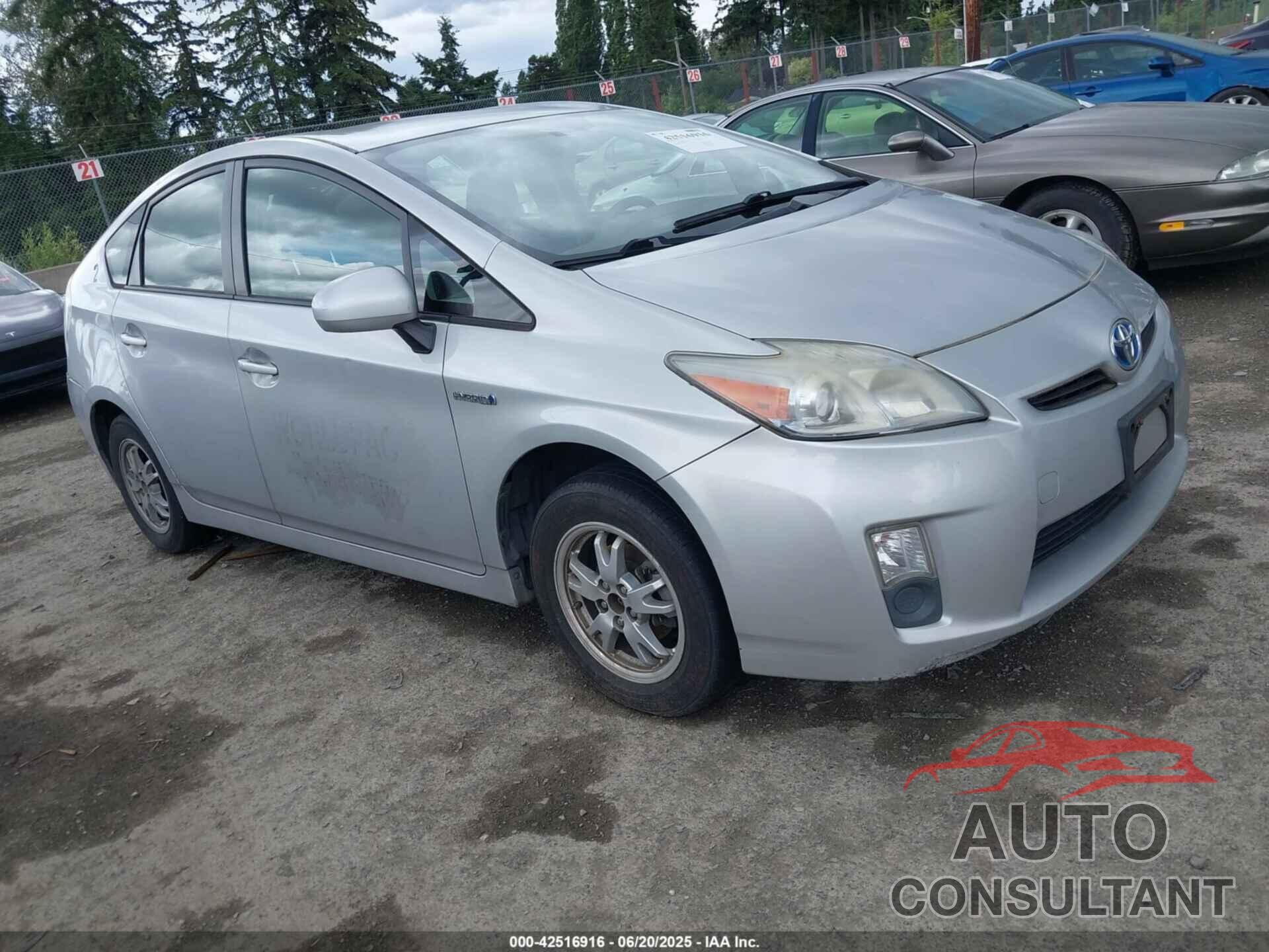 TOYOTA PRIUS 2011 - JTDKN3DUXB0303718