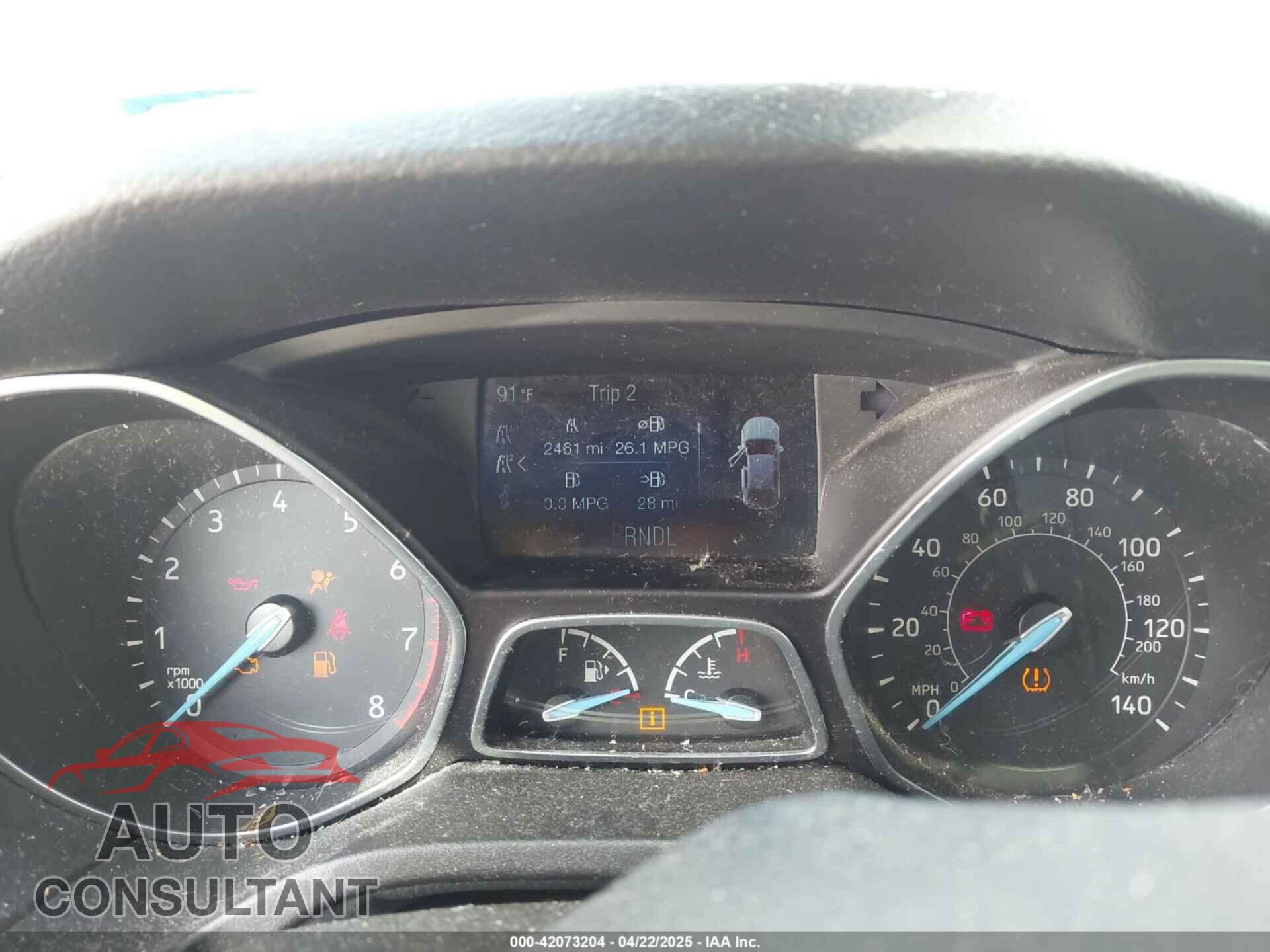 FORD FOCUS 2015 - 1FADP3F23FL233620