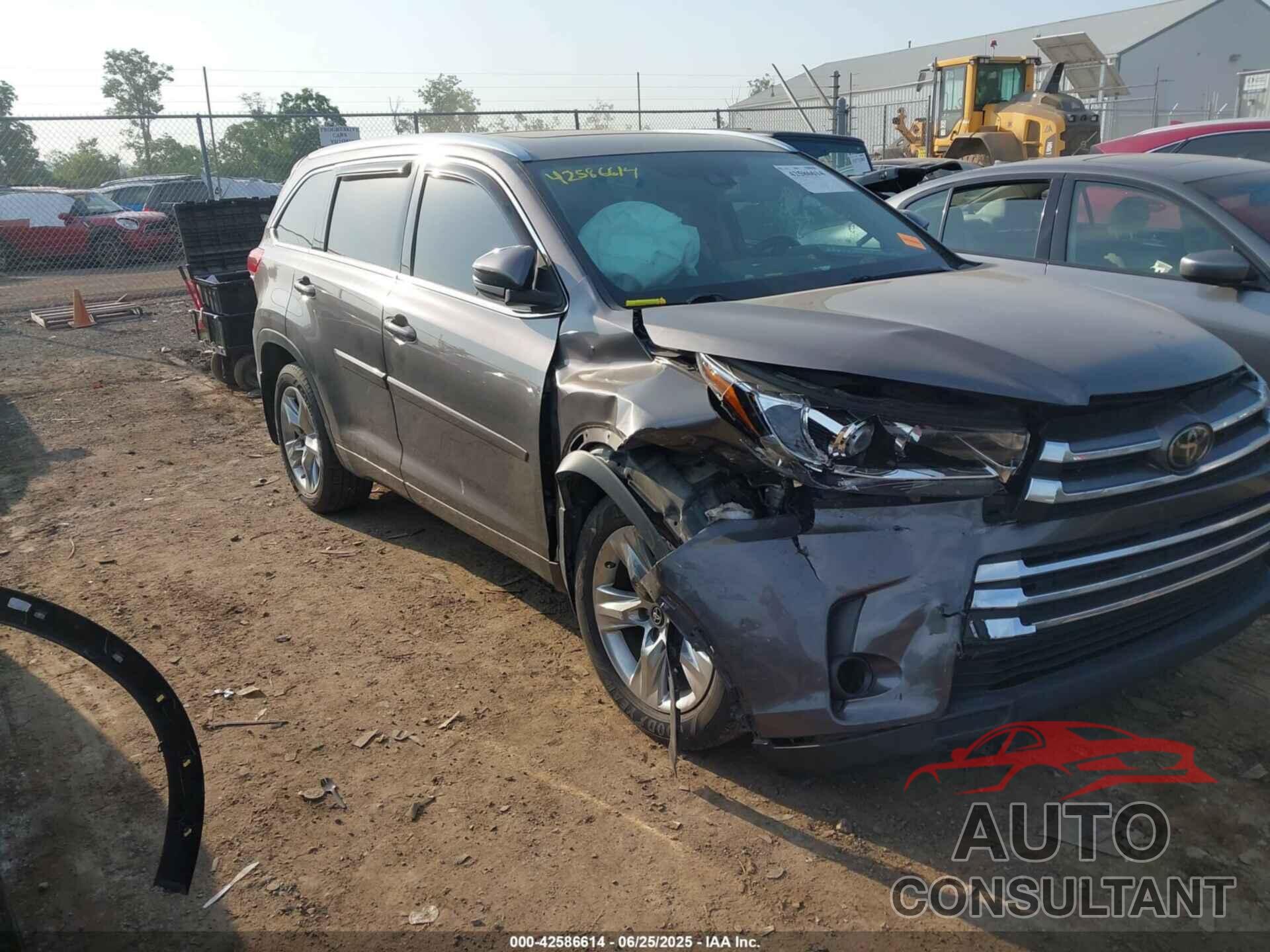 TOYOTA HIGHLANDER 2017 - 5TDDZRFH9HS432619