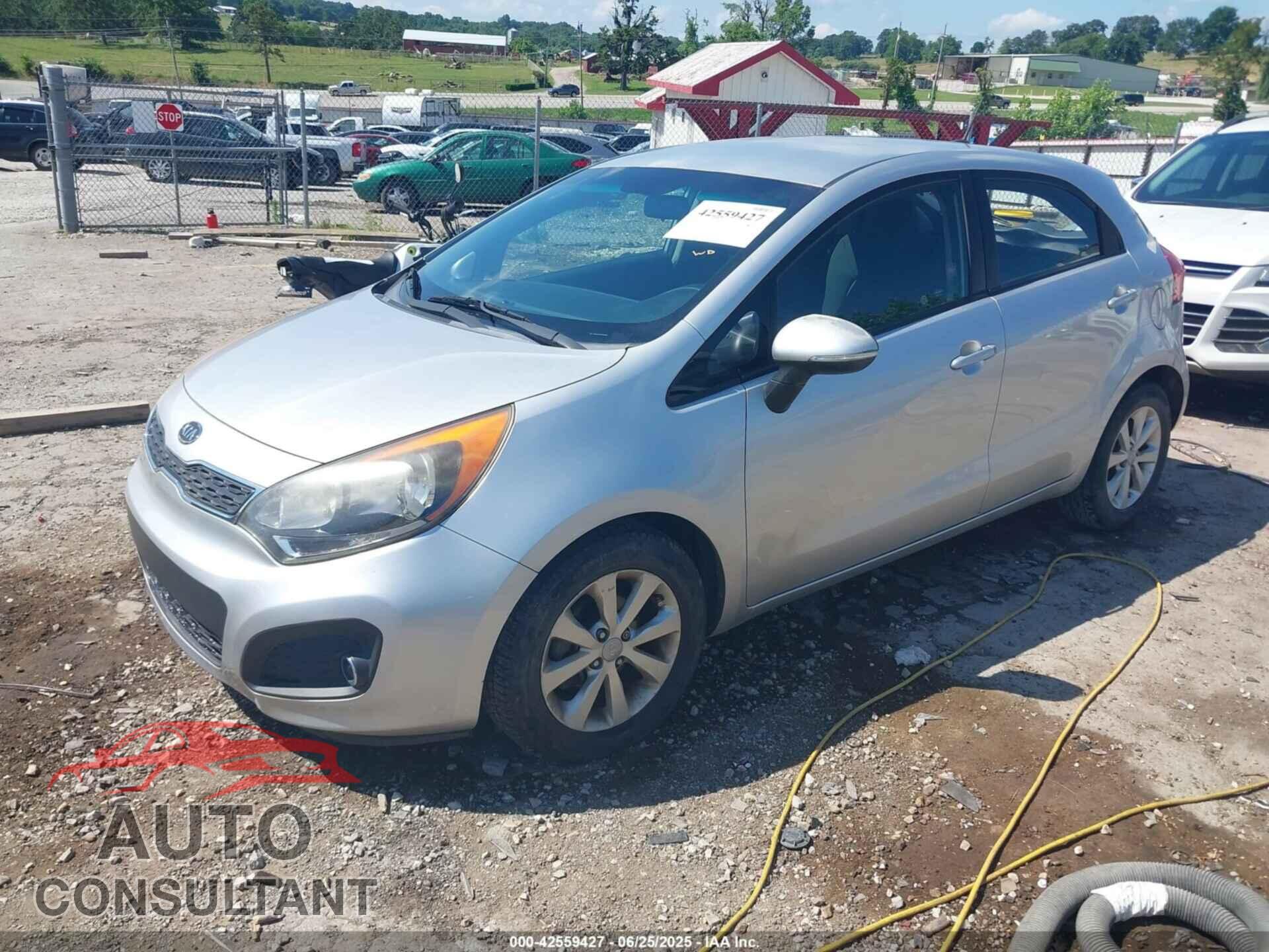 KIA RIO5 2012 - KNADN5A30C6026153