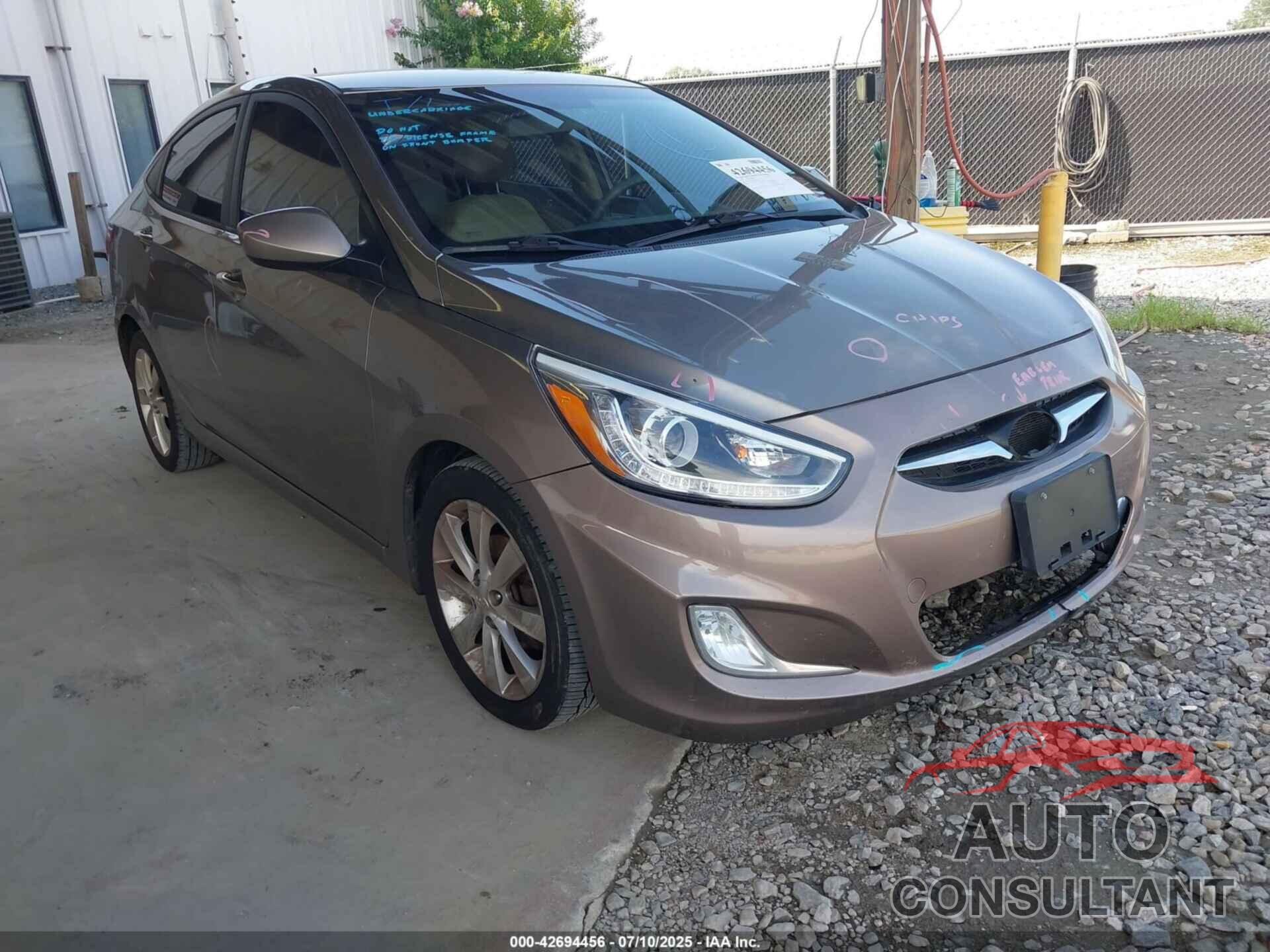 HYUNDAI ACCENT 2014 - KMHCU4AE9EU614902