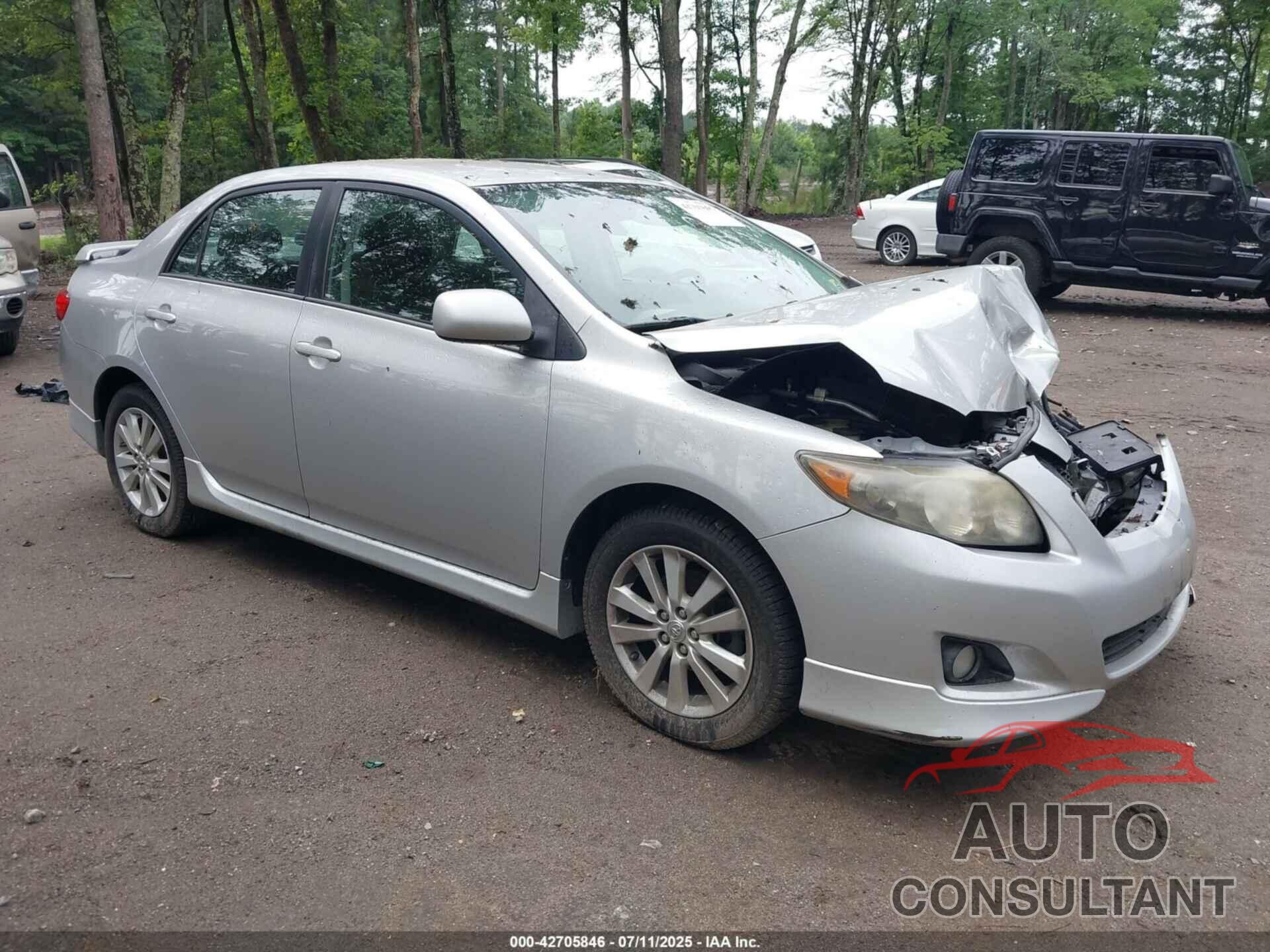 TOYOTA COROLLA 2009 - 2T1BU40E49C154844