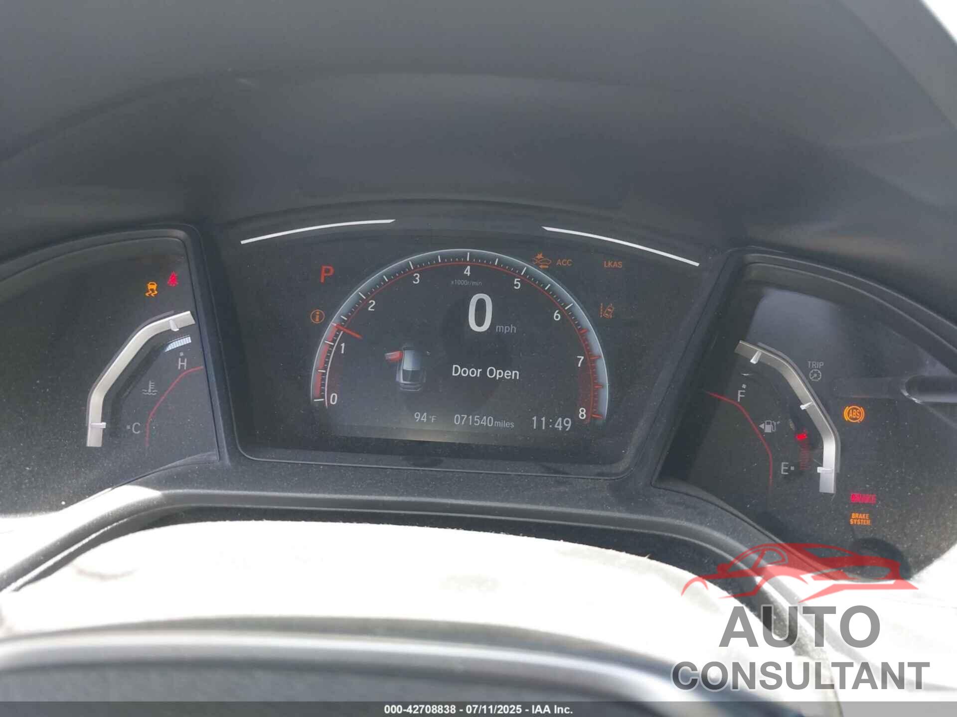 HONDA CIVIC 2020 - SHHFK7H42LU405057