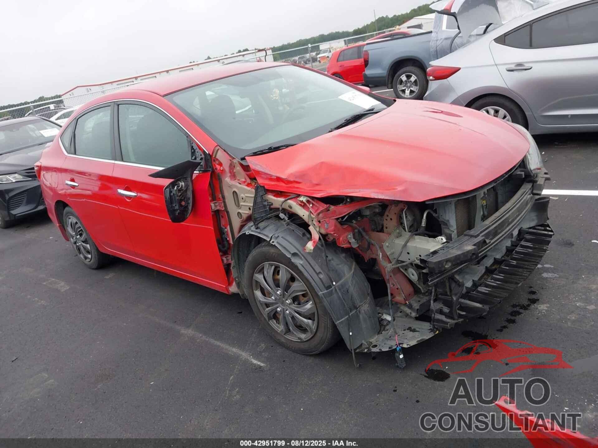 NISSAN SENTRA 2017 - 3N1AB7APXHY261627