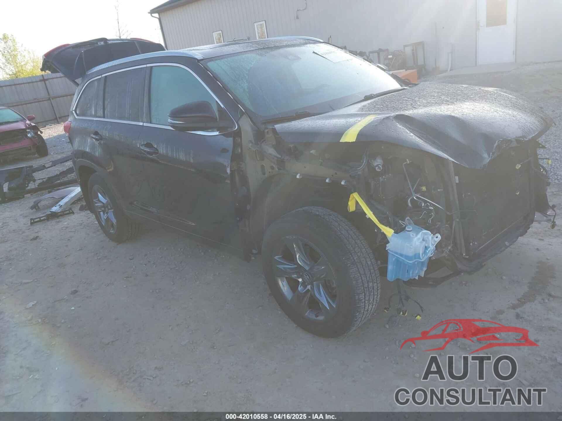 TOYOTA HIGHLANDER 2017 - 5TDDZRFH8HS429856