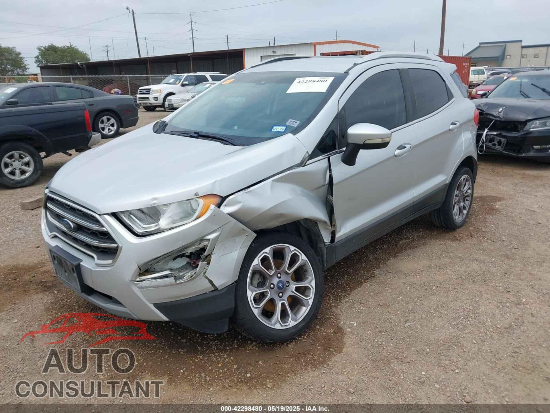 FORD ECOSPORT 2020 - MAJ6S3KL9LC316308