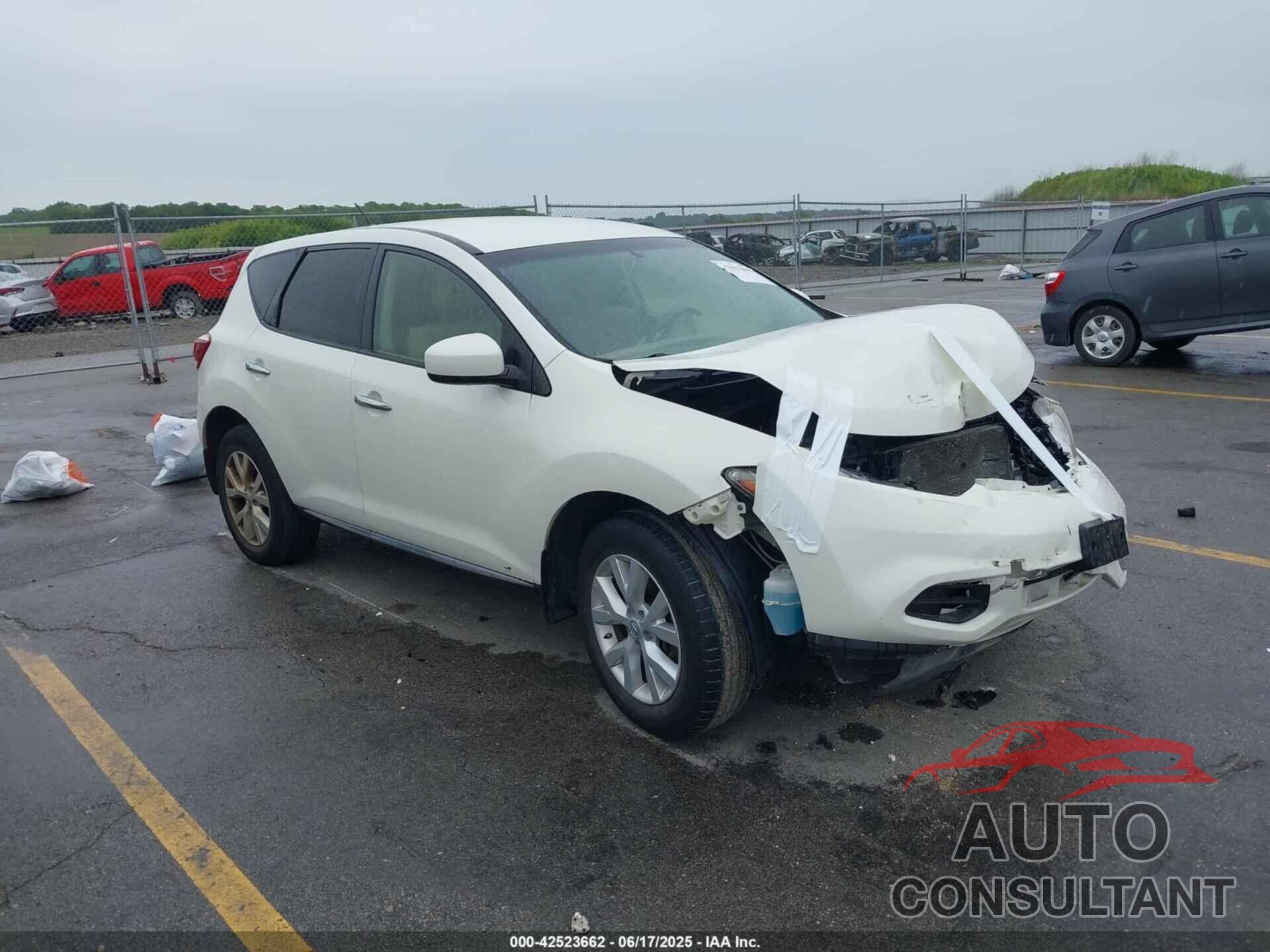 NISSAN MURANO 2012 - JN8AZ1MW1CW232921